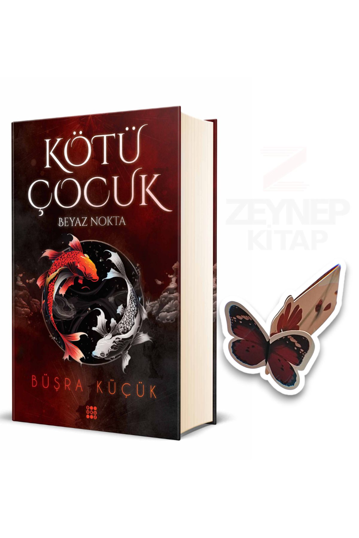 Dokuz Yayınları Kötü Çocuk 1-Beyaz Nokta(CİLTLİ)Özel Tasarım Kelebek Ayraç Hediye