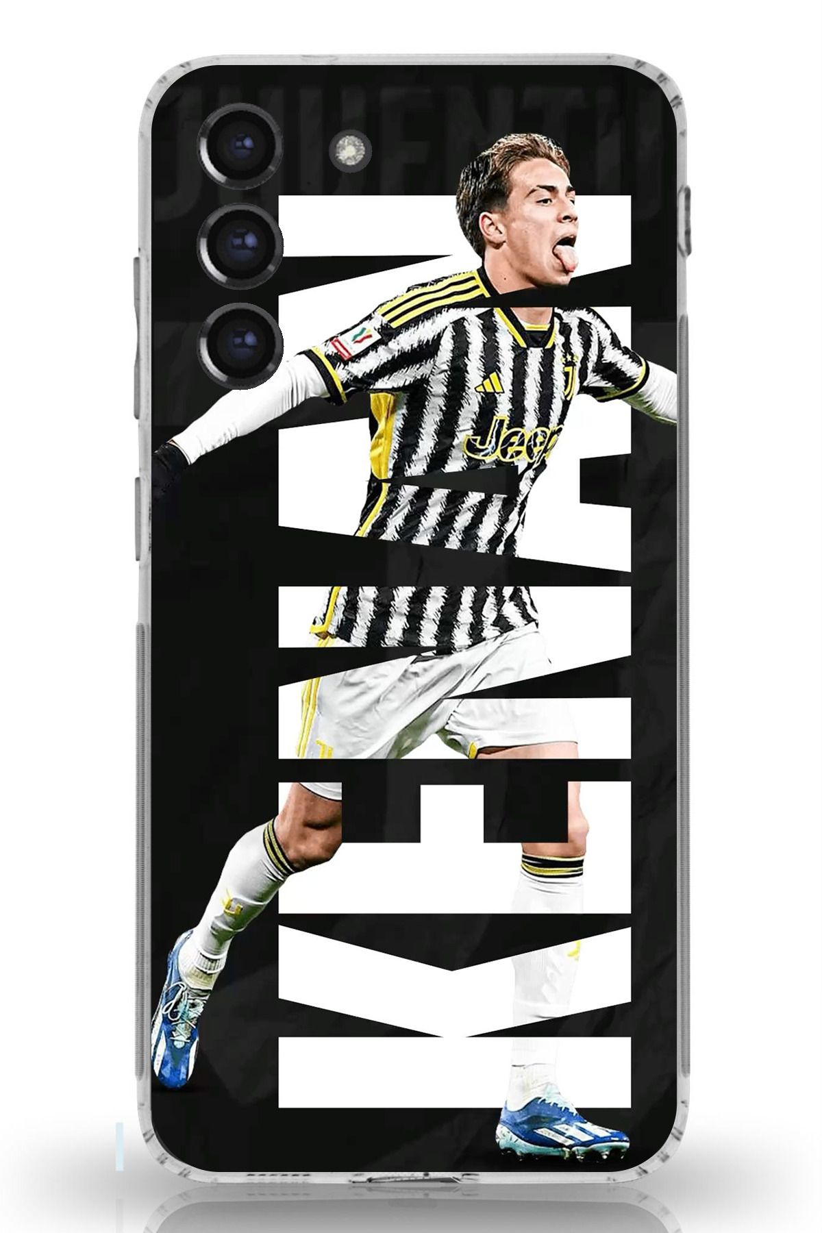 TechTree Galaxy S21 FE Uyumlu Kenan Yıldız Sevinç Şeffaf Silikon Kılıf