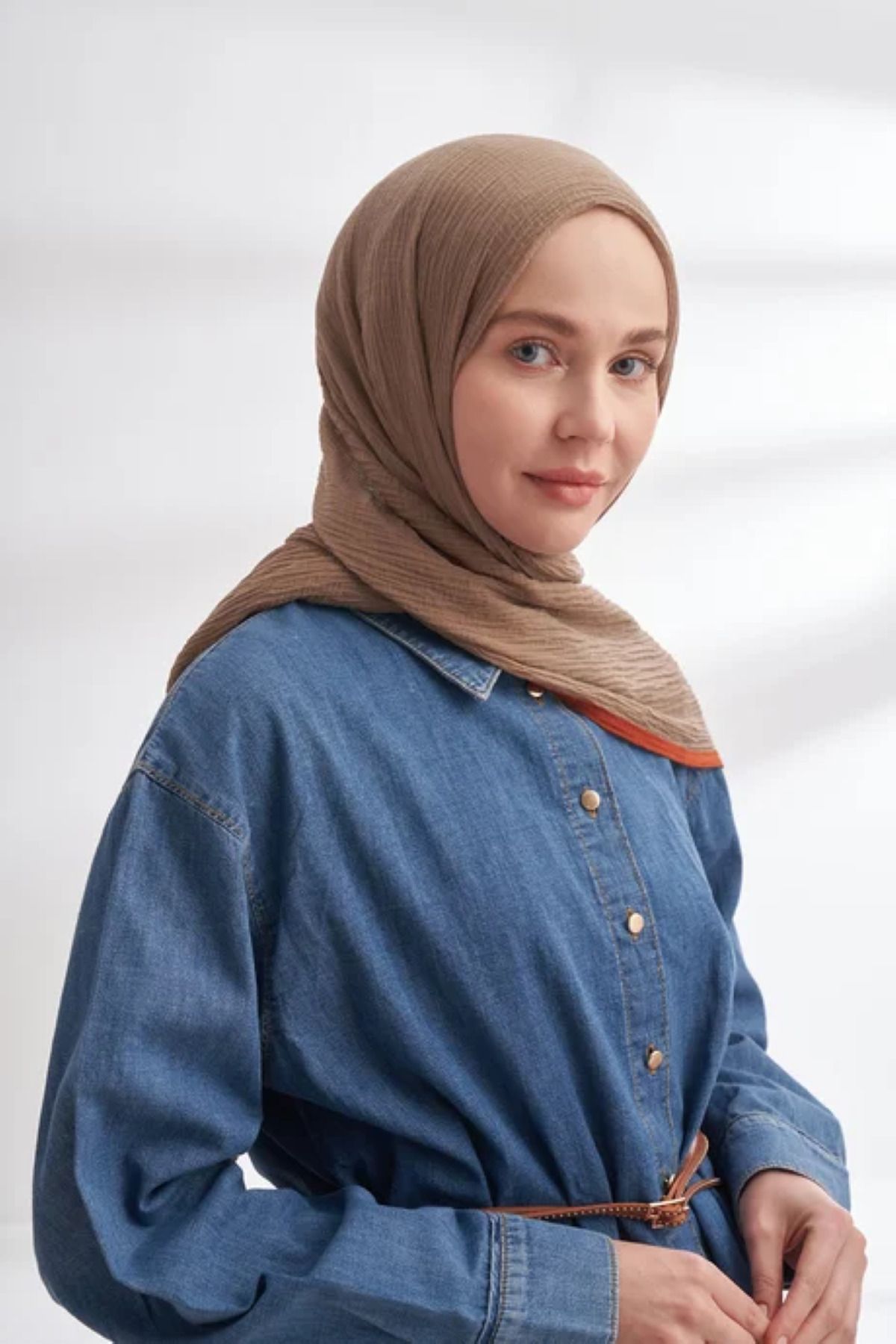 ARMANDA Müslin Biyeli Şal -90 x 200- 3352-01