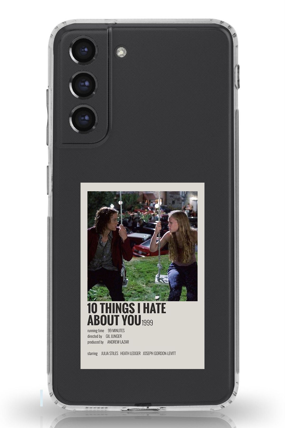 TechTree Galaxy S21 FE Uyumlu 10 things i hate about you Tasarımlı Şeffaf Silikon Kılıf