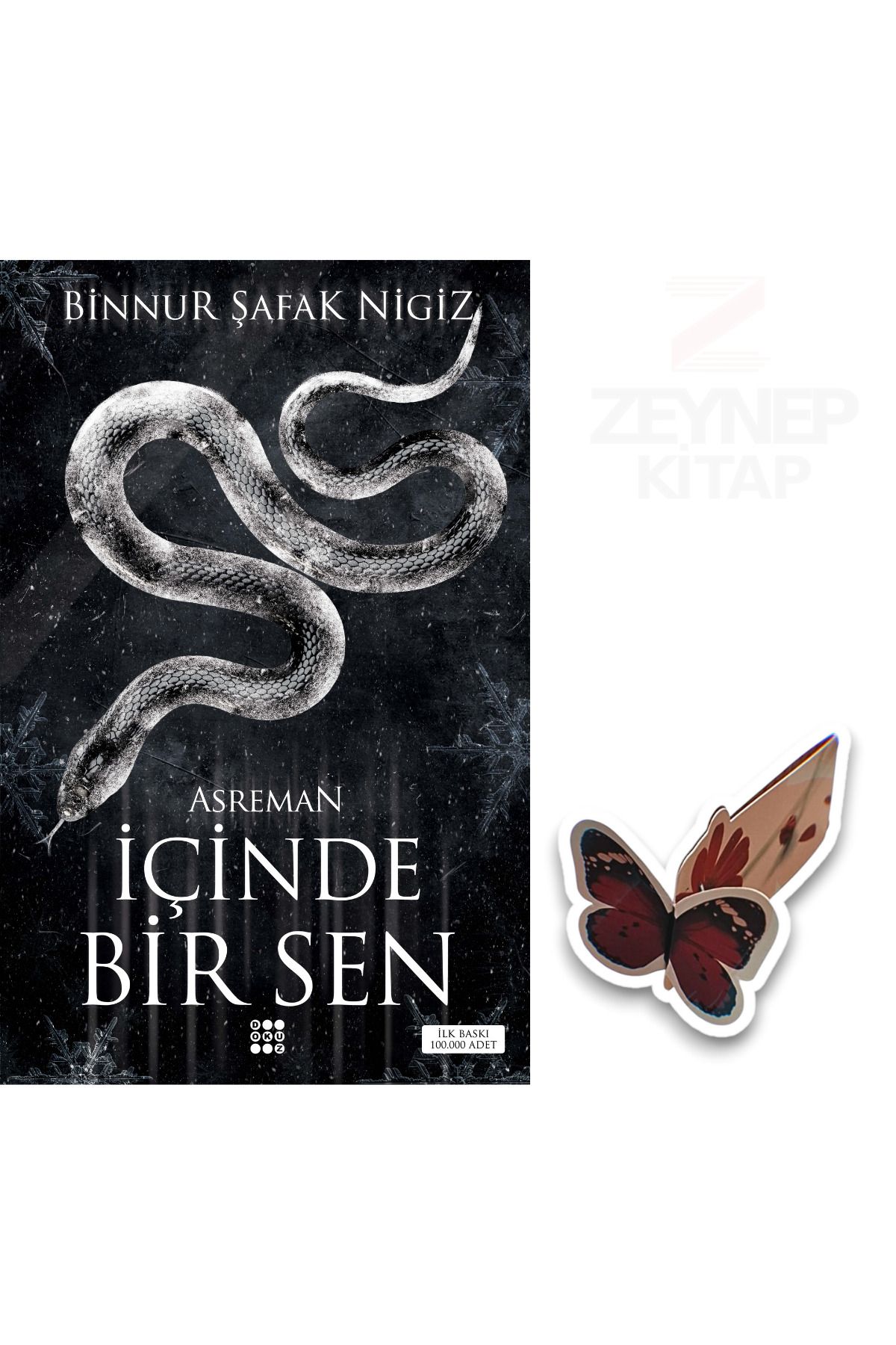 Dokuz Yayınları İçinde Bir Sen 2-Asreman(KARTONKAPAK)Özel Tasarım Kelebek Ayraç