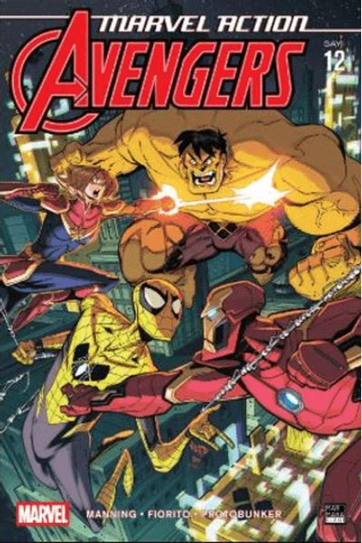 Marmara Çizgi Yayınları Marvel Action Avengers Sayı 12
