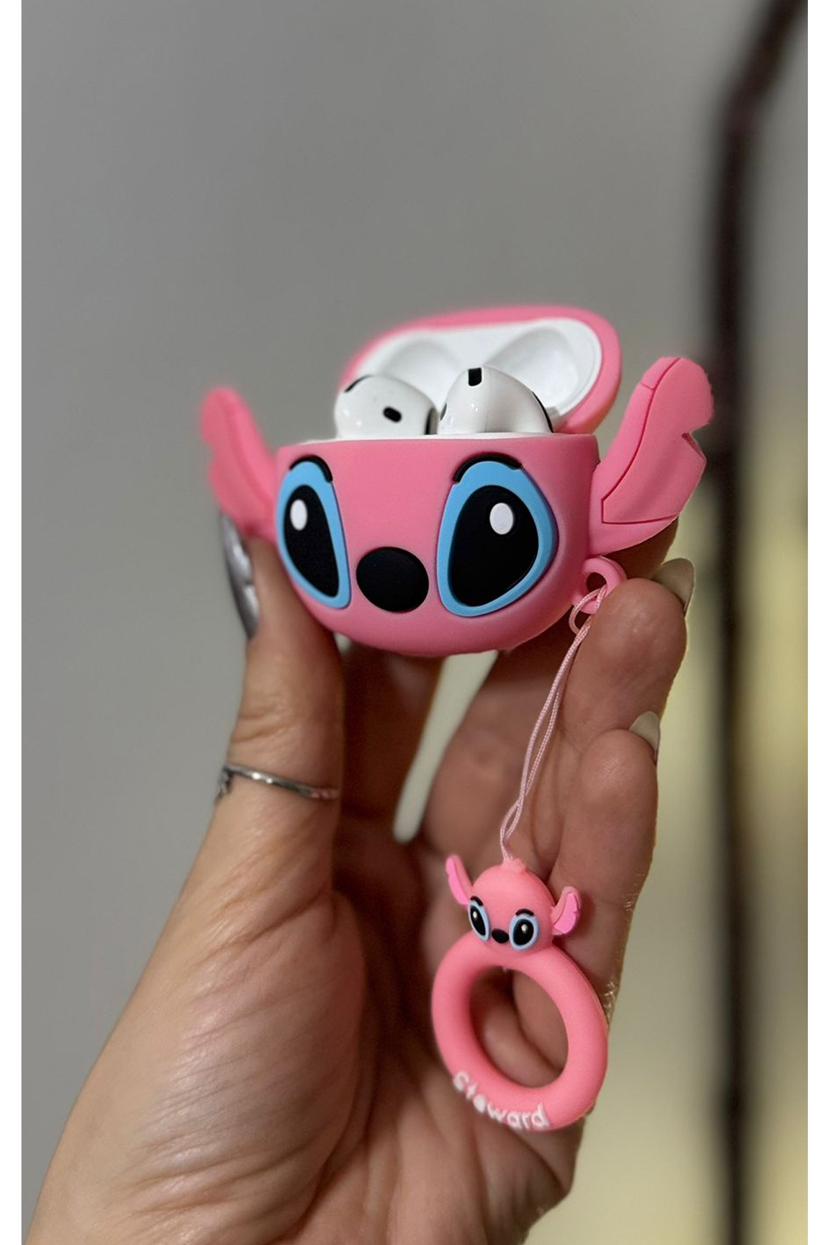 İPAX-4th Generation Airpods Case Figured Pattern Earphone Case Bluetooth Earphone Case 4