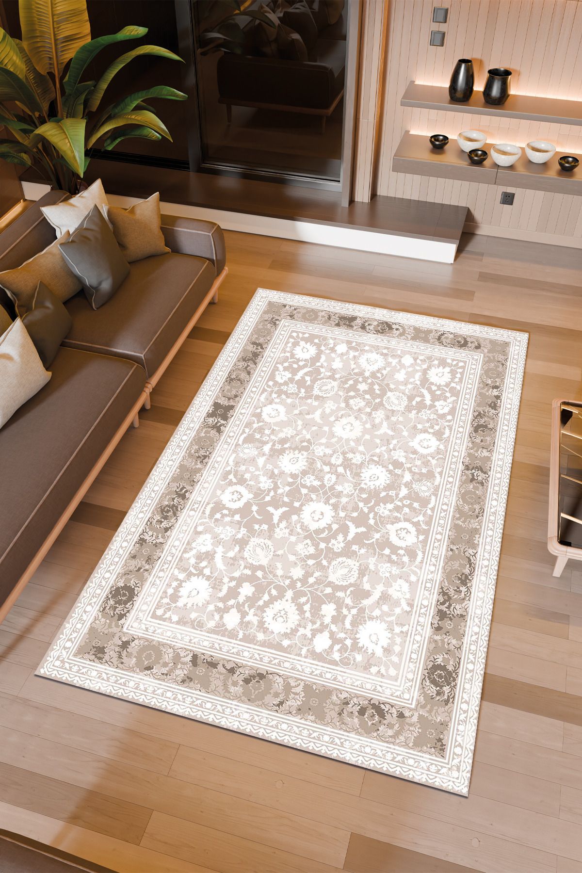 Halıcıoğlu home Dijital Baskı Makinede Yıkanabilir Kaymaz Taban Salon Halısı Yatak Odası Halısı & Yolluk Modelleri