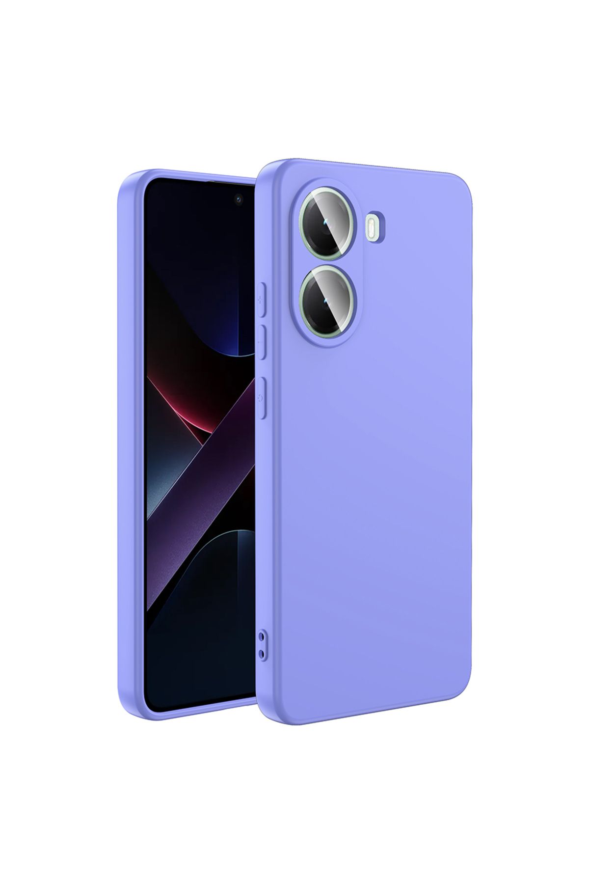 Novatis Poco X7 Pro Uyum Kılıf İçi Kadife 3D lKamera Korumalı Soft Silikon Kapak
