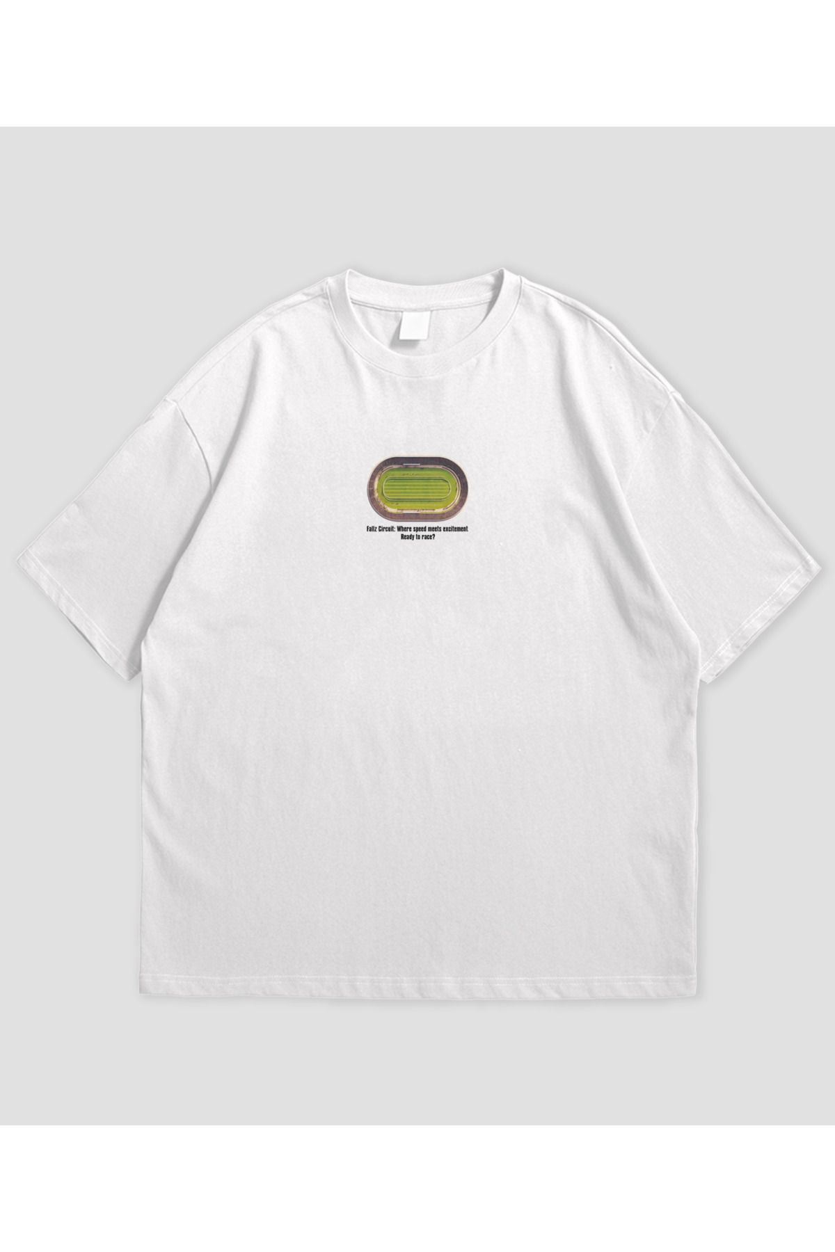 SVART WEAR At Yarışı Tasarımlı Unisex Oversize T-shirt