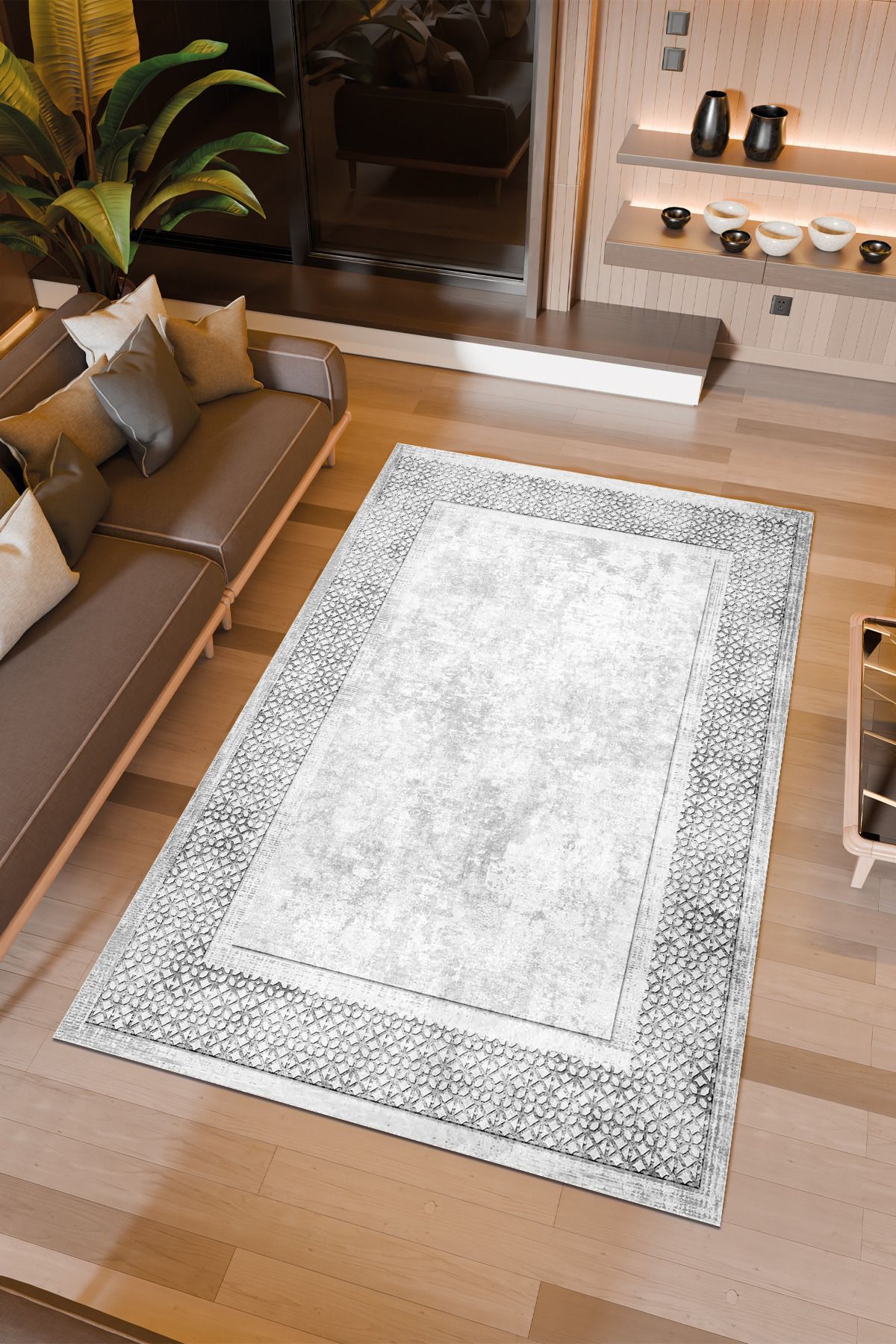 Halıcıoğlu home Dijital Baskı Makinede Yıkanabilir Kaymaz Taban Salon Halısı Yatak Odası Halısı & Yolluk Modelleri