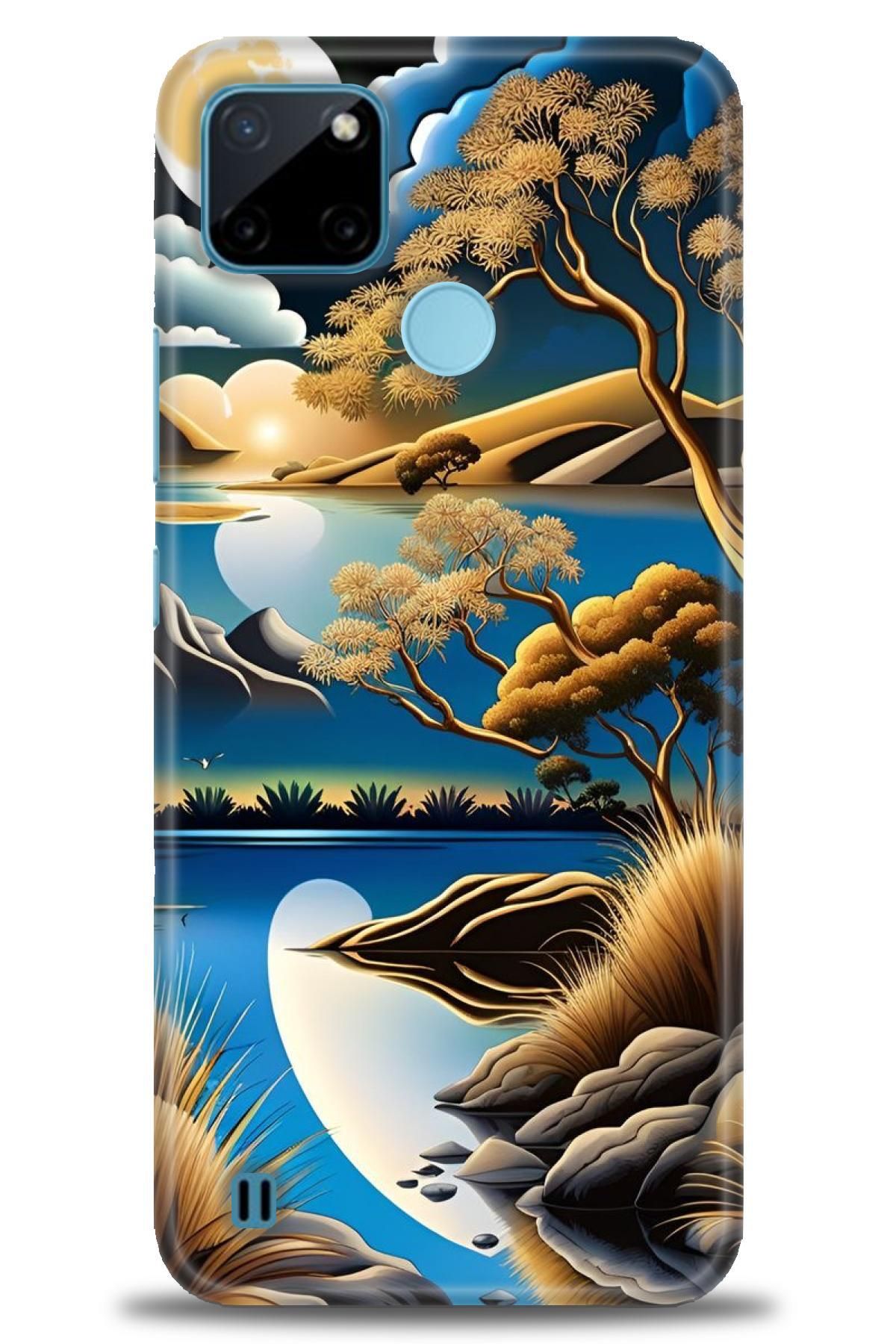 realme C21Y / C25Y İle Uyumlu HD Baskılı Kılıf - Karışık Seri - 723