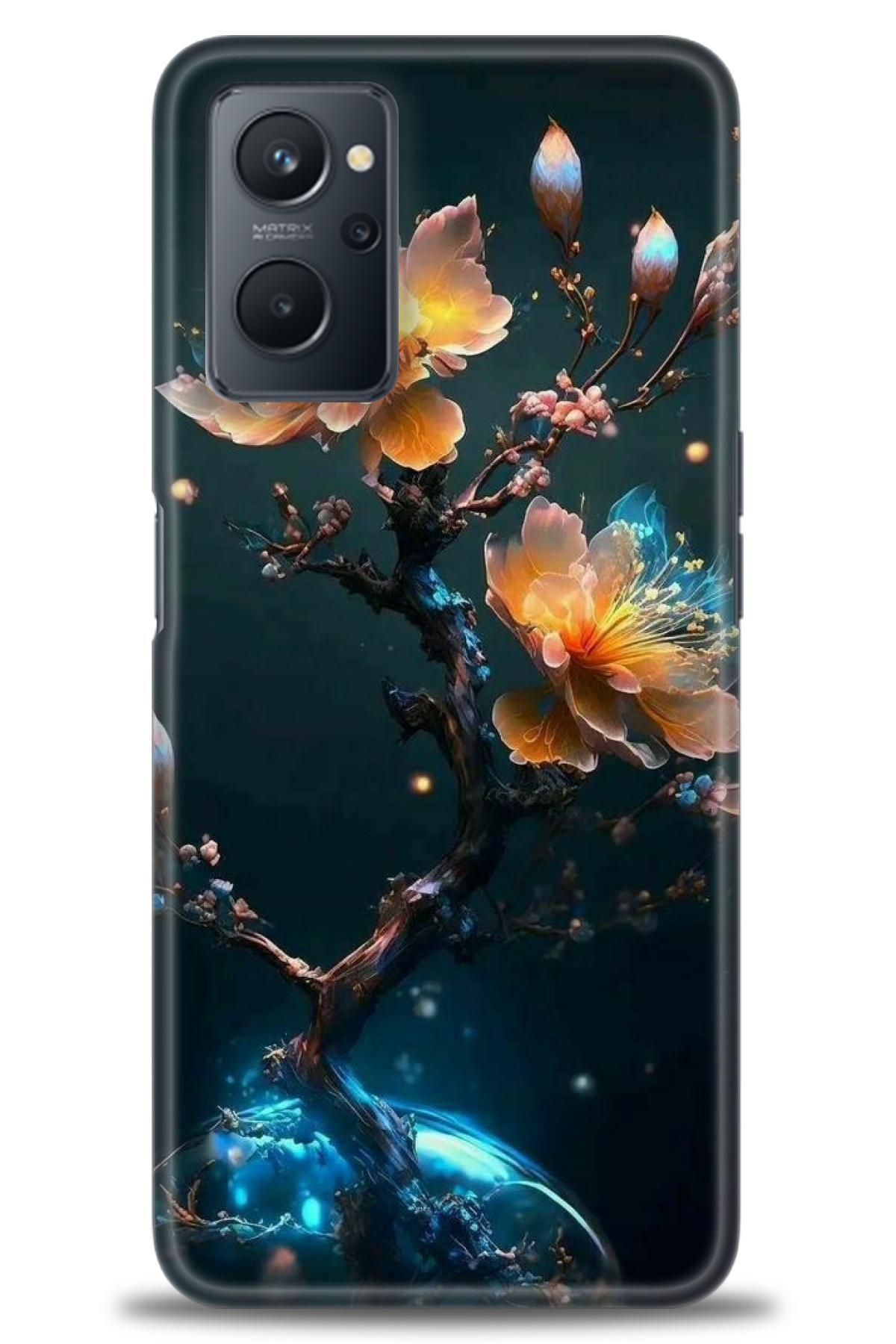 realme 9i İle Uyumlu HD Baskılı Desenli Silikon Kılıf - 358