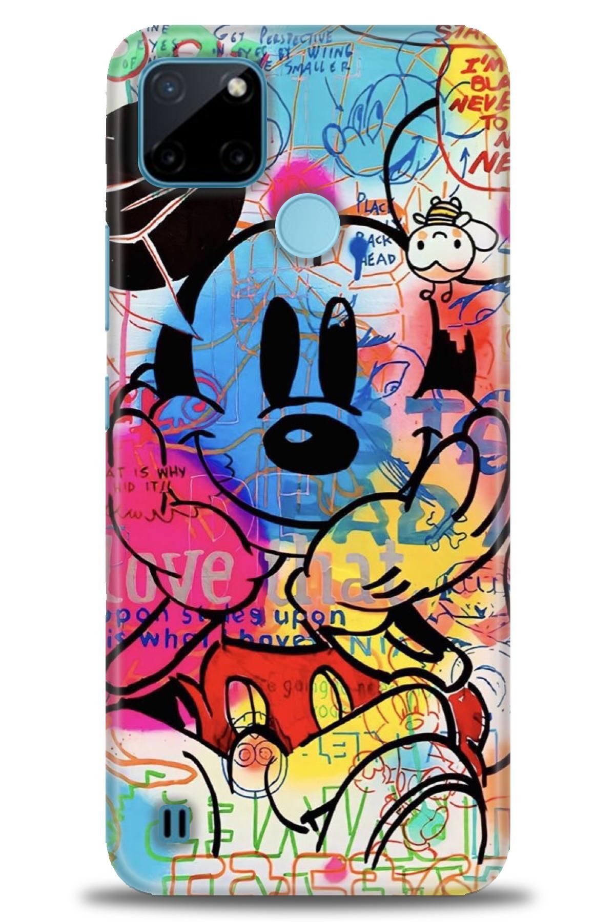 realme C21Y / C25Y İle Uyumlu HD Baskılı Kılıf - Karışık Seri - 283