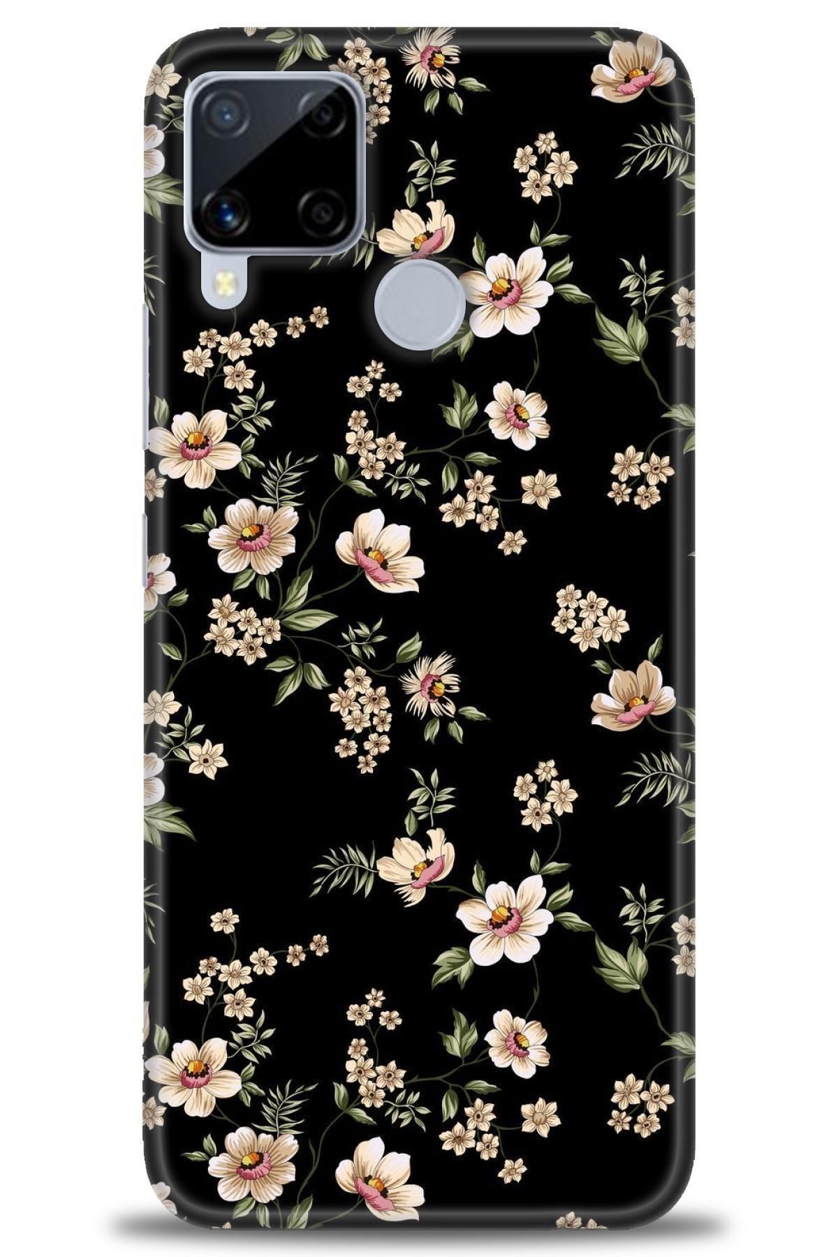 realme C15 İle Uyumlu HD Baskılı Desenli Silikon Kılıf - 19