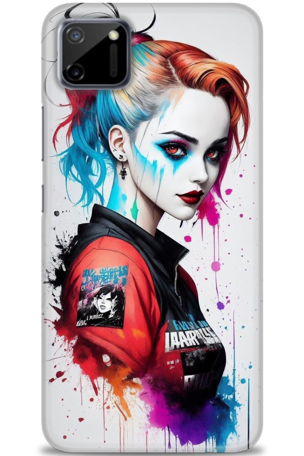 realme C11 İle Uyumlu HD Baskılı Desenli Silikon Kılıf - 437