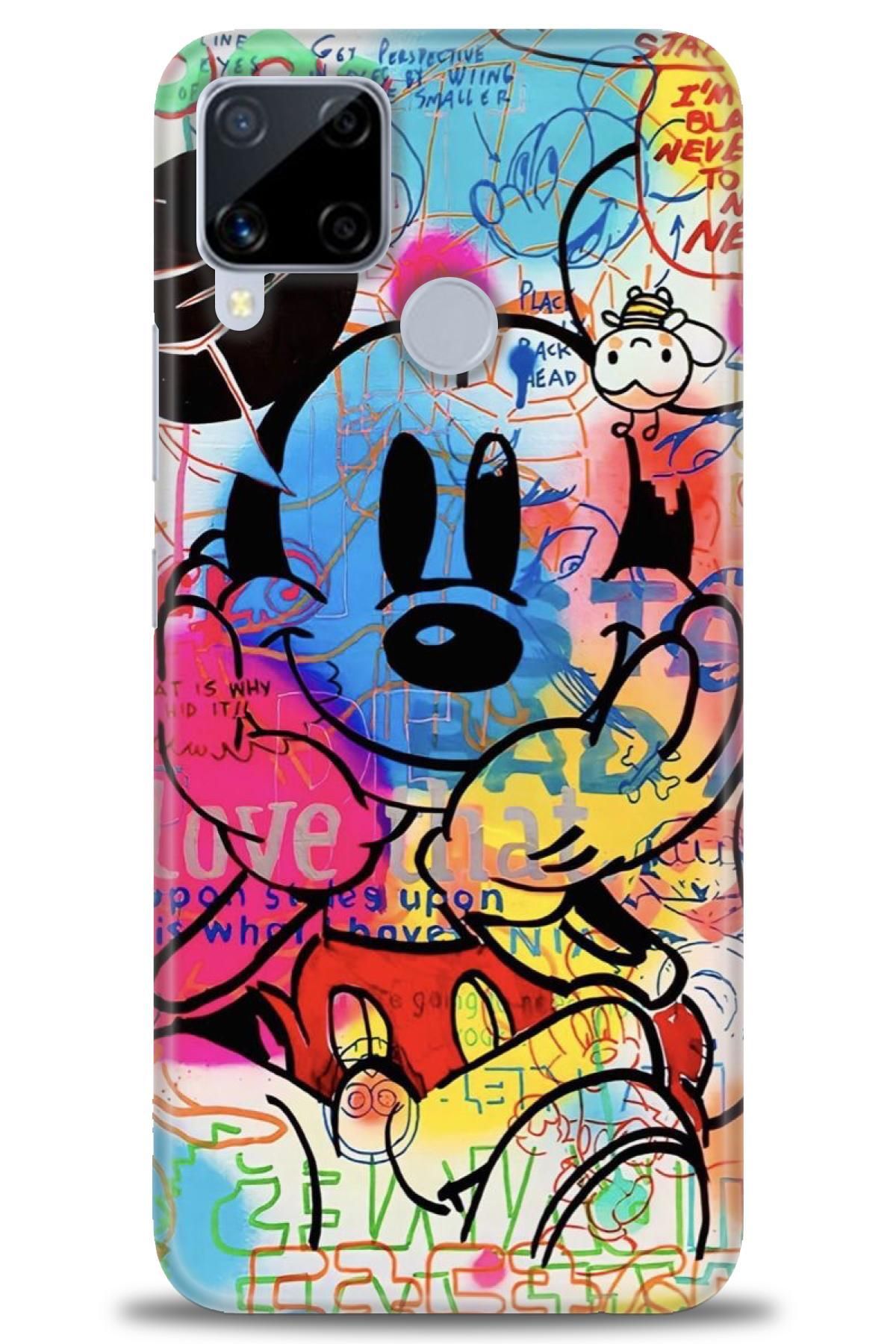 realme C15 İle Uyumlu HD Baskılı Kılıf - Karışık Seri - 283