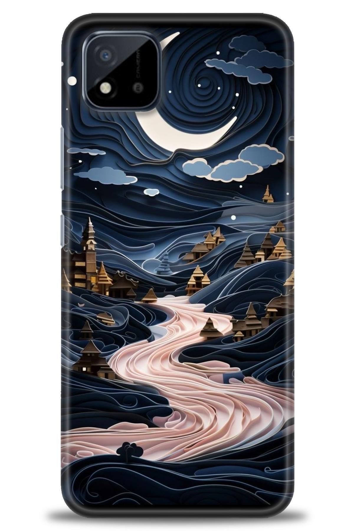 realme C11 2021 İle Uyumlu HD Baskılı Desenli Silikon Kılıf - 618