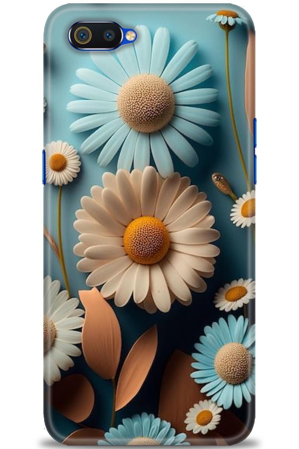 realme C2 İle Uyumlu HD Baskılı Desenli Silikon Kılıf - 977