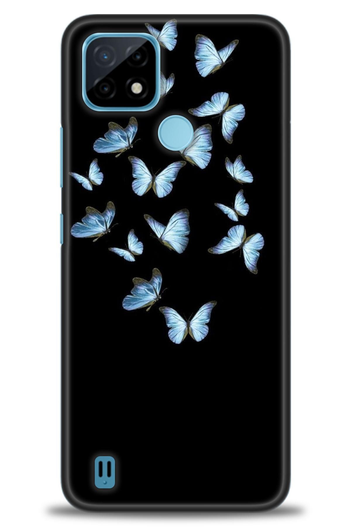 realme C21 İle Uyumlu HD Baskılı Kılıf - Karışık Seri - 113