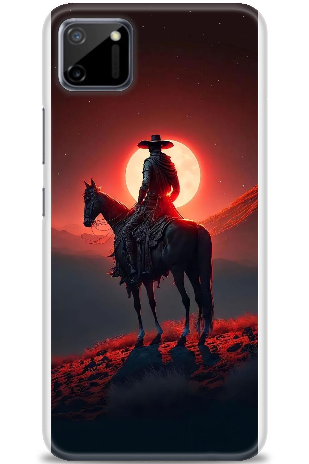 realme C11 İle Uyumlu HD Baskılı Desenli Silikon Kılıf - 435