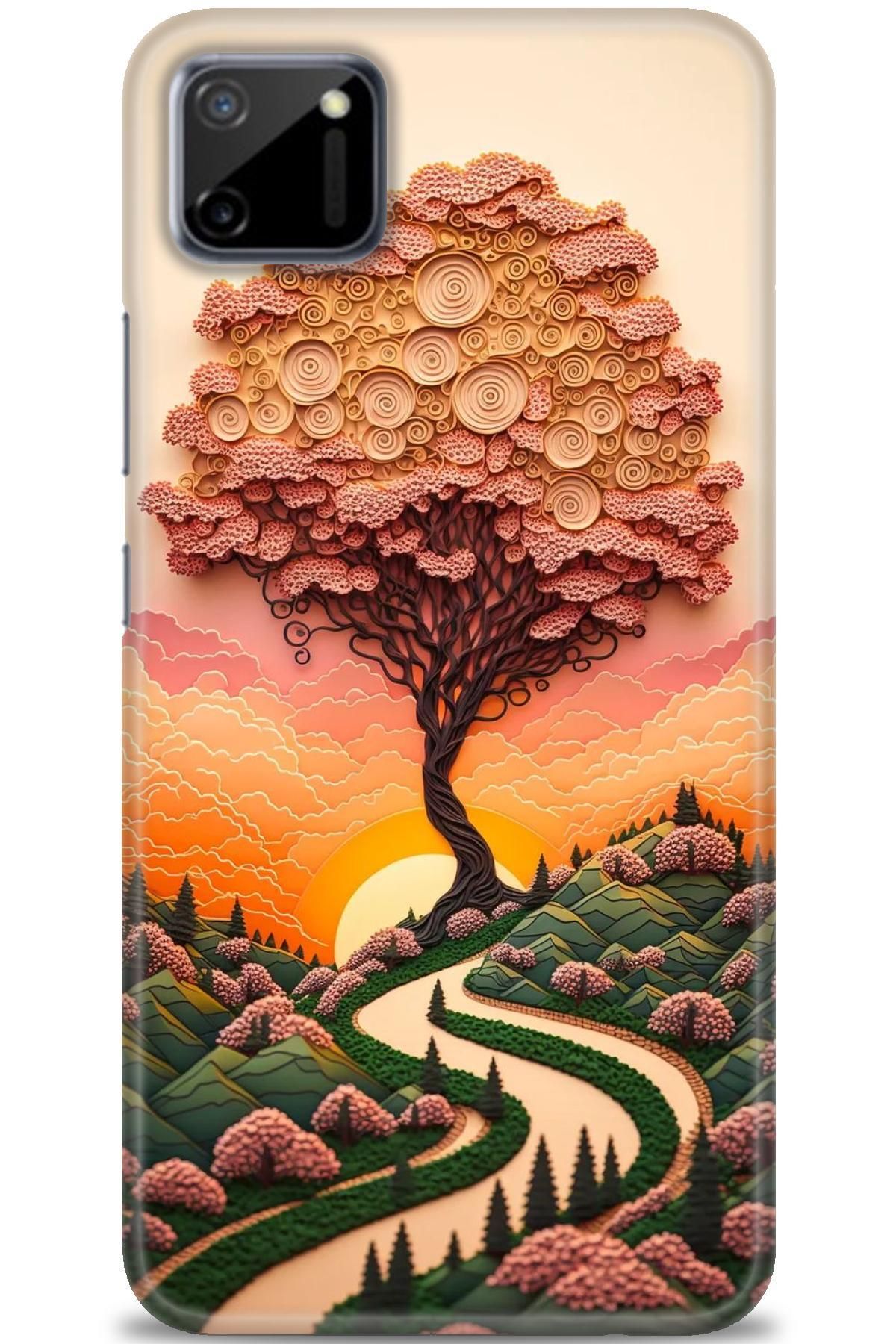 realme C11 İle Uyumlu HD Baskılı Desenli Silikon Kılıf - 886