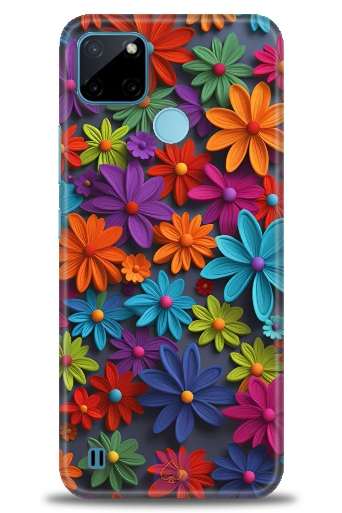 realme C21Y / C25Y İle Uyumlu HD Baskılı Desenli Silikon Kılıf - 315