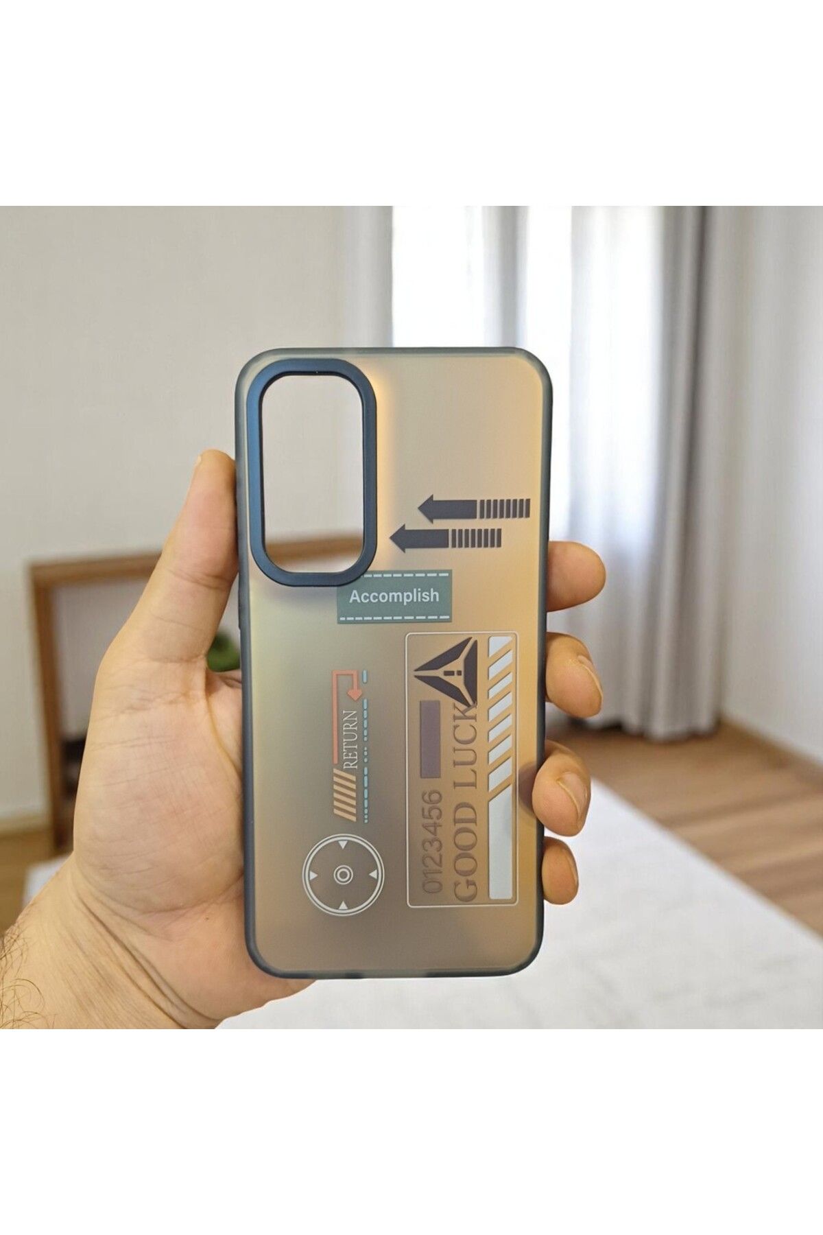 RONA STORE Samsung S23 Plus Uyumlu Arka Tarafı Sert Kenarları Yumuşak Justkit Kılıf