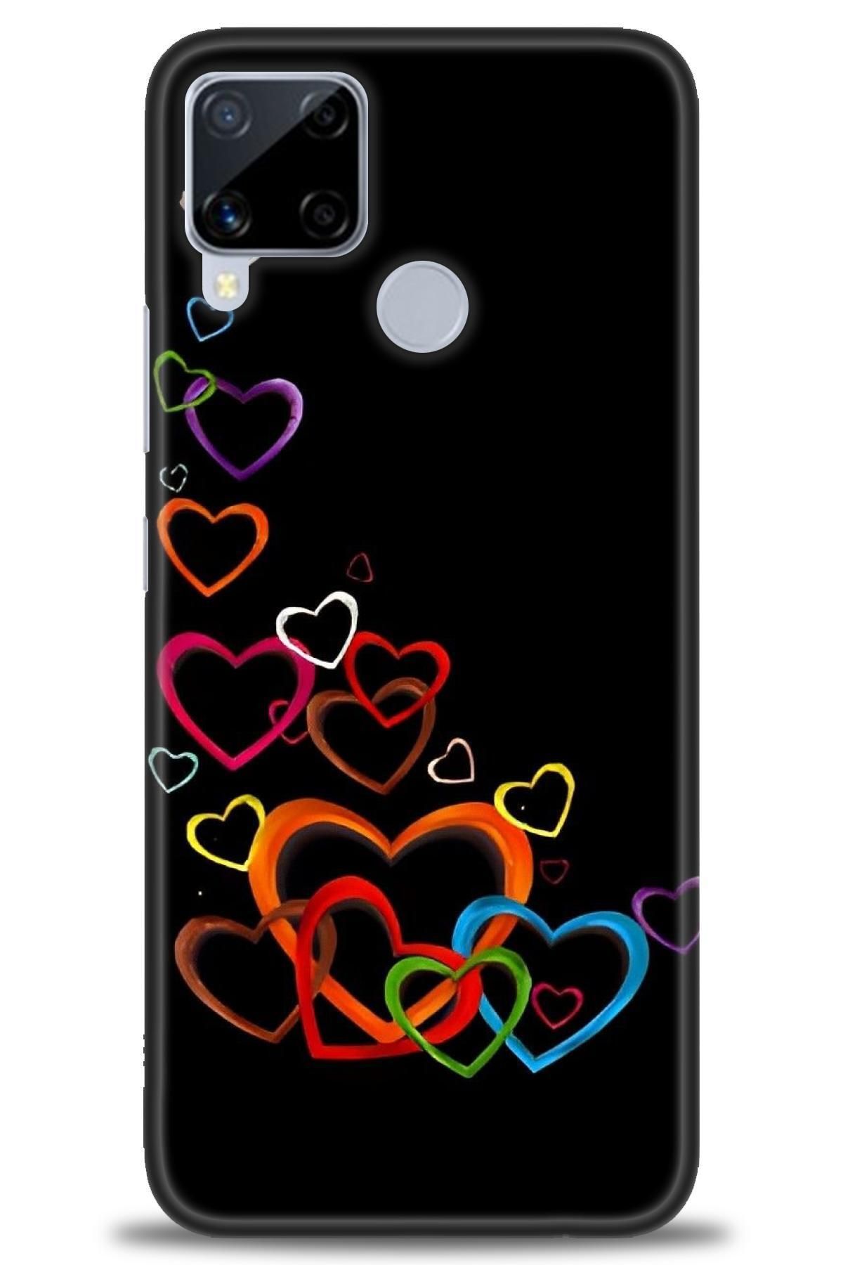 realme C15 İle Uyumlu HD Baskılı Kılıf - Karışık Seri - 112