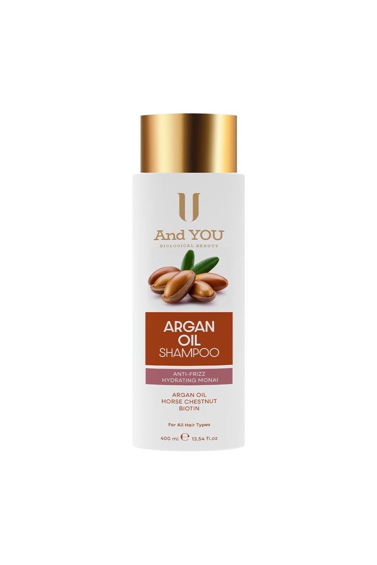 AND YOU Argan Oİl Shampoo / Argan Yağlı Şampuan 400 ml