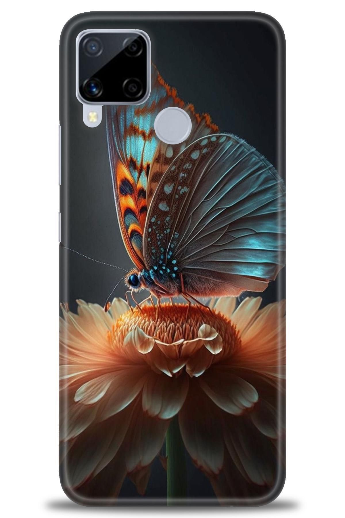 realme C15 İle Uyumlu HD Baskılı Kılıf - Karışık Seri - 697