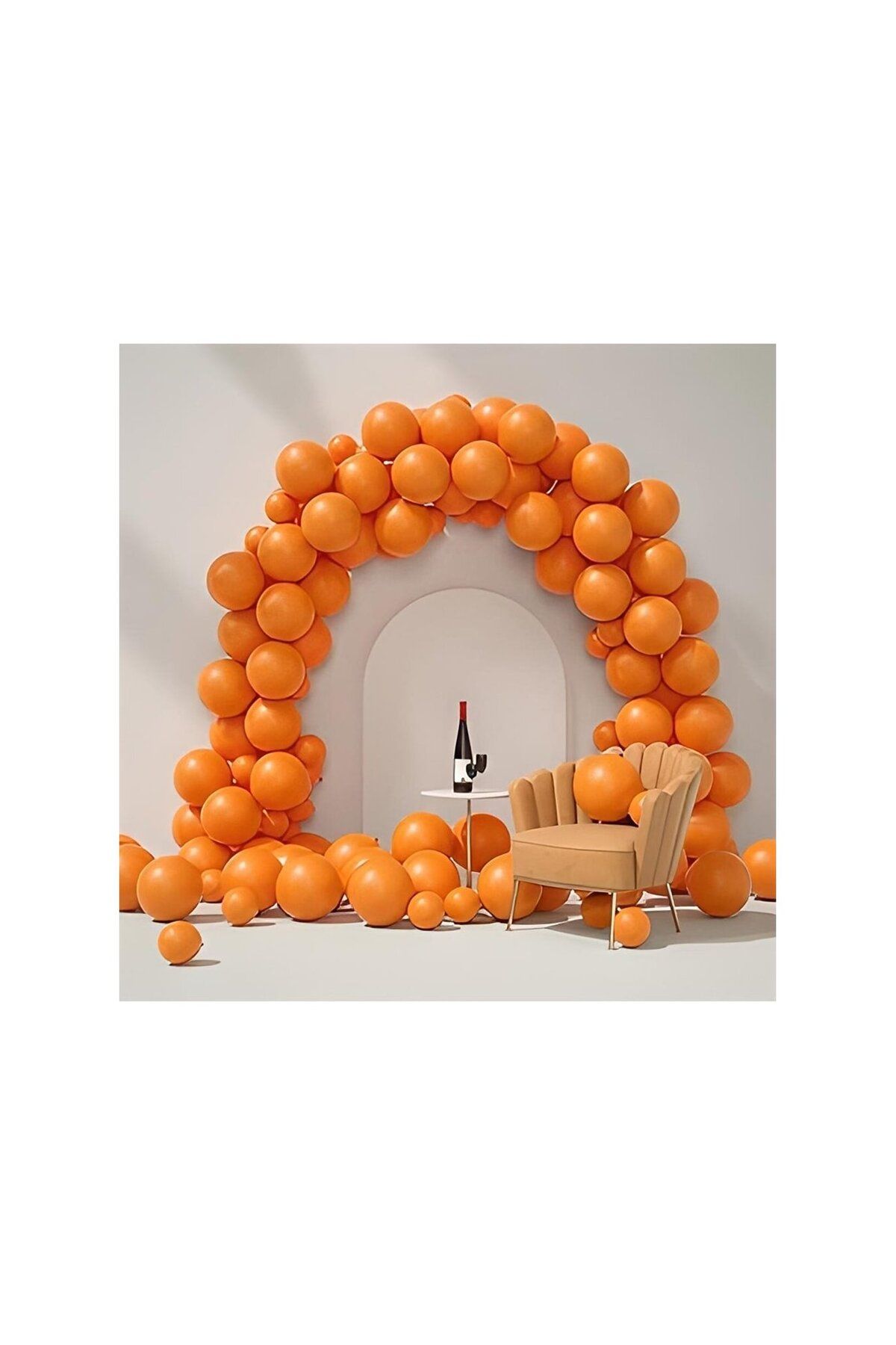 ZENVİVA PASTEL BALON TURUNCU 50 ADET