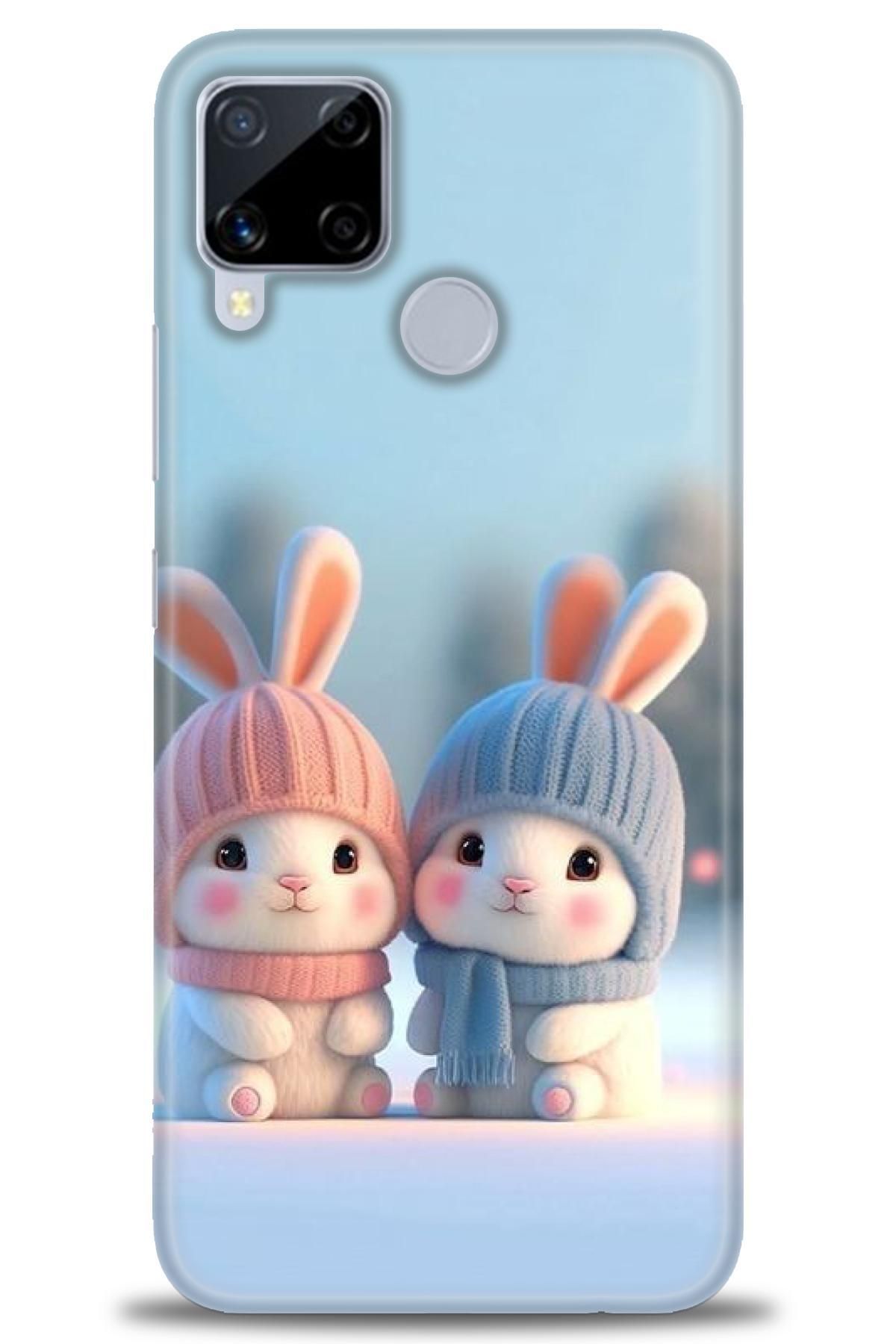 realme C15 İle Uyumlu HD Baskılı Kılıf - Karışık Seri - 193