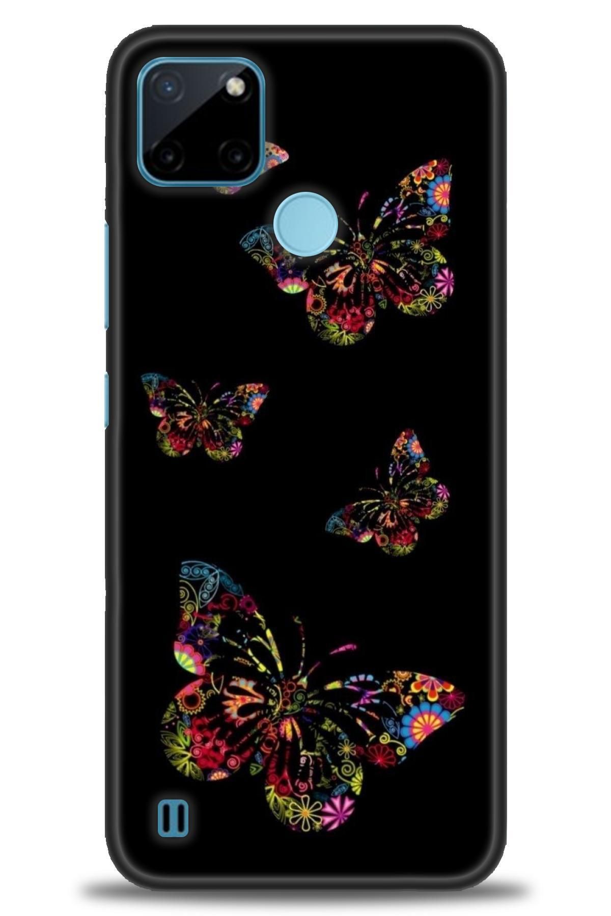 realme C21Y / C25Y İle Uyumlu HD Baskılı Desenli Silikon Kılıf - 23