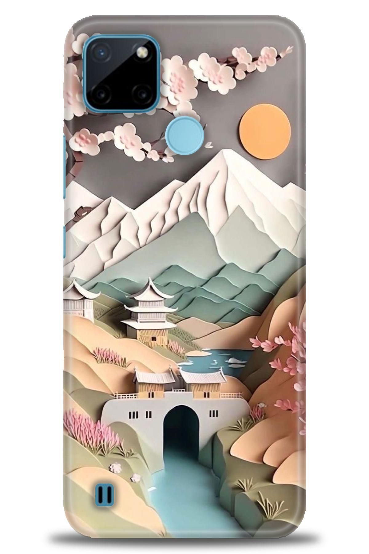 realme C21Y / C25Y İle Uyumlu HD Baskılı Kılıf - Karışık Seri - 321