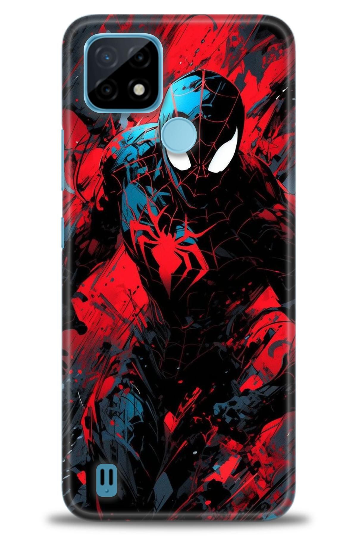 realme C21 İle Uyumlu HD Baskılı Desenli Silikon Kılıf - 898