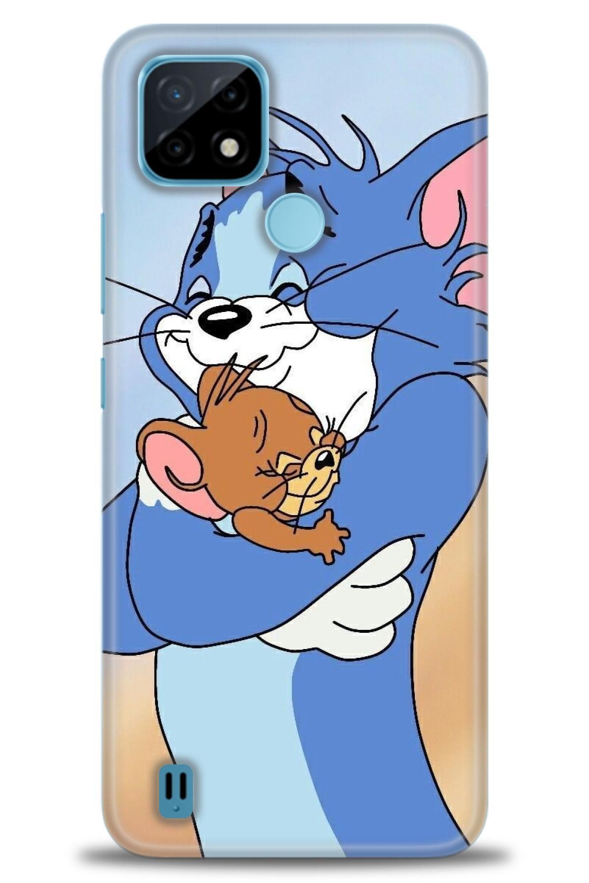 realme C21 İle Uyumlu HD Baskılı Desenli Silikon Kılıf - 582