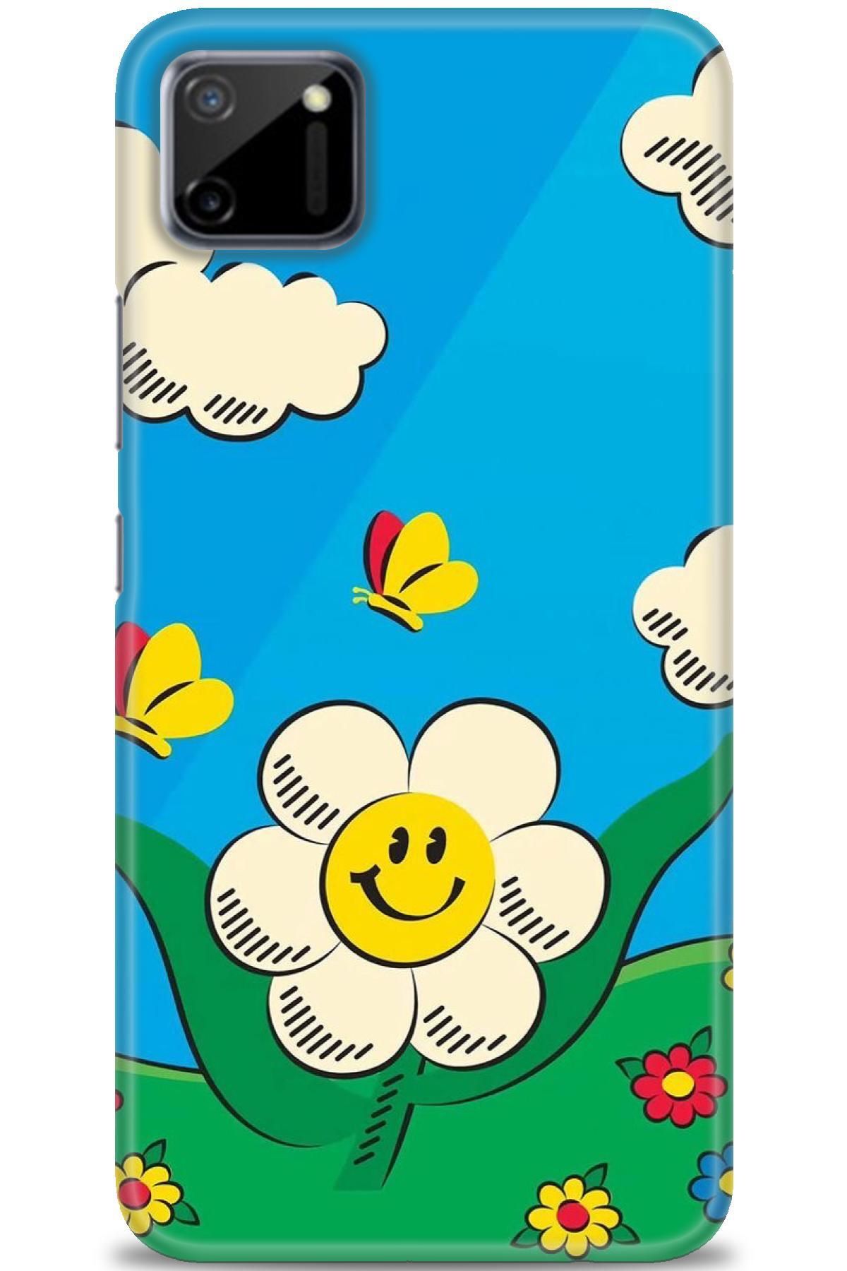 realme C11 İle Uyumlu HD Baskılı Desenli Silikon Kılıf - 317