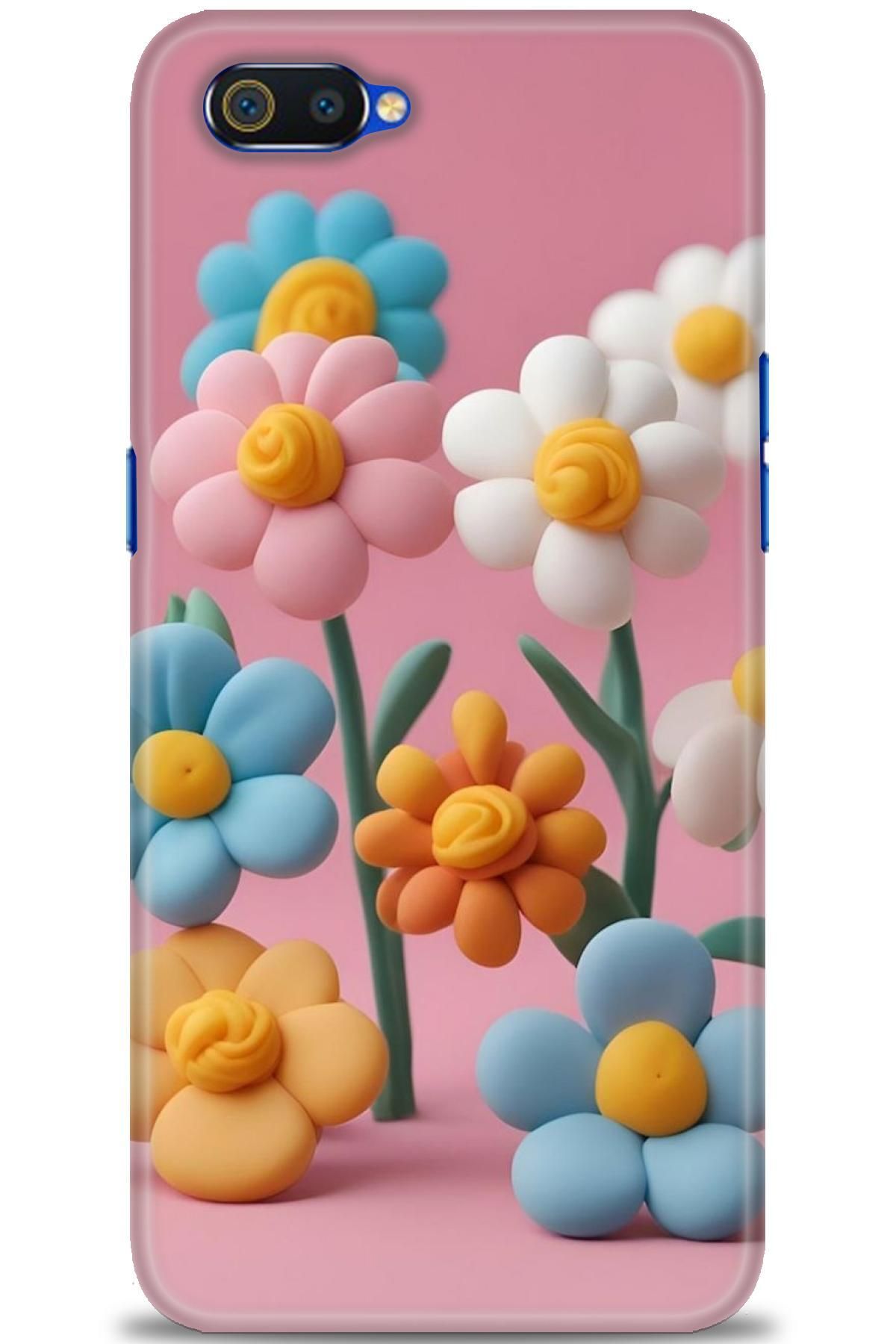 realme C2 İle Uyumlu HD Baskılı Desenli Silikon Kılıf - 531