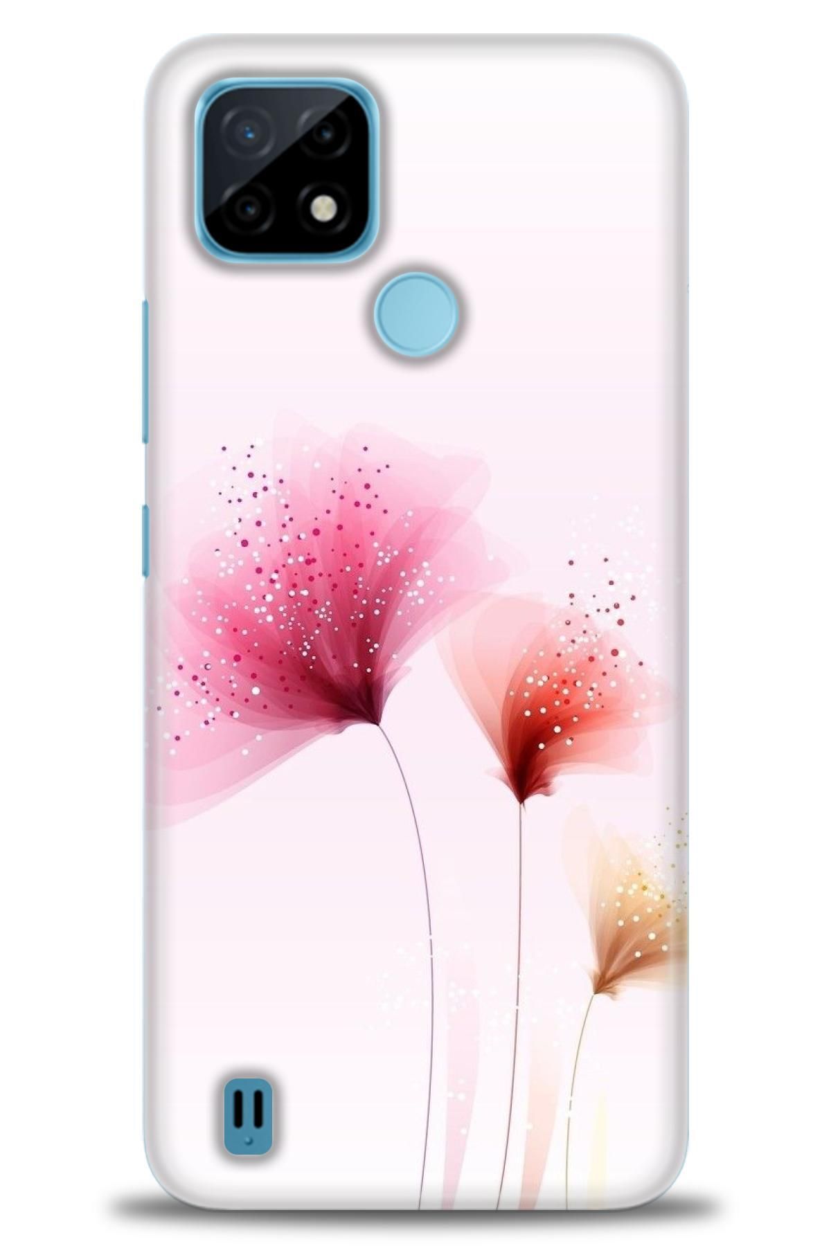 realme C21 İle Uyumlu HD Baskılı Desenli Silikon Kılıf - 749