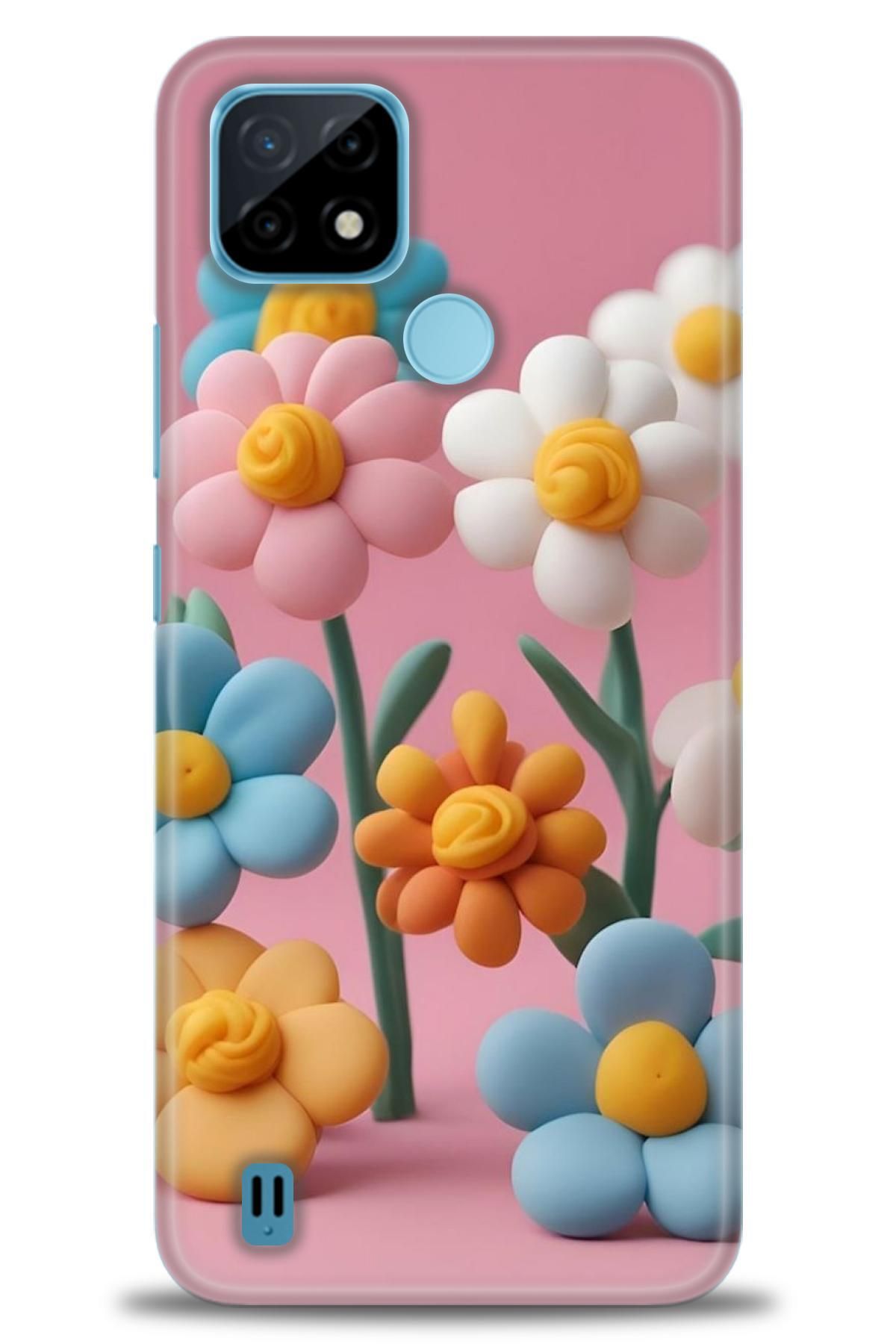 realme C21 İle Uyumlu HD Baskılı Kılıf - Karışık Seri - 531