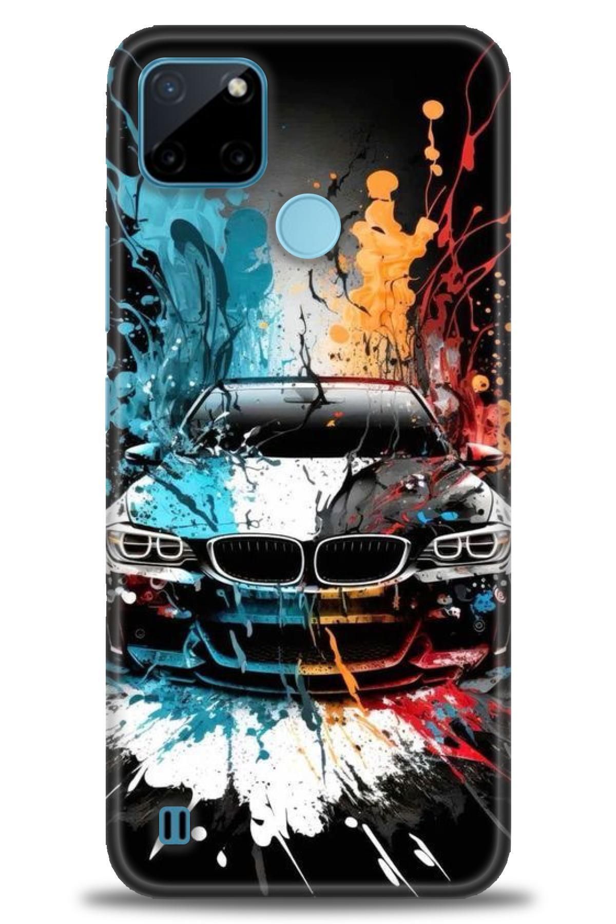 realme C21Y / C25Y İle Uyumlu HD Baskılı Desenli Silikon Kılıf - 249