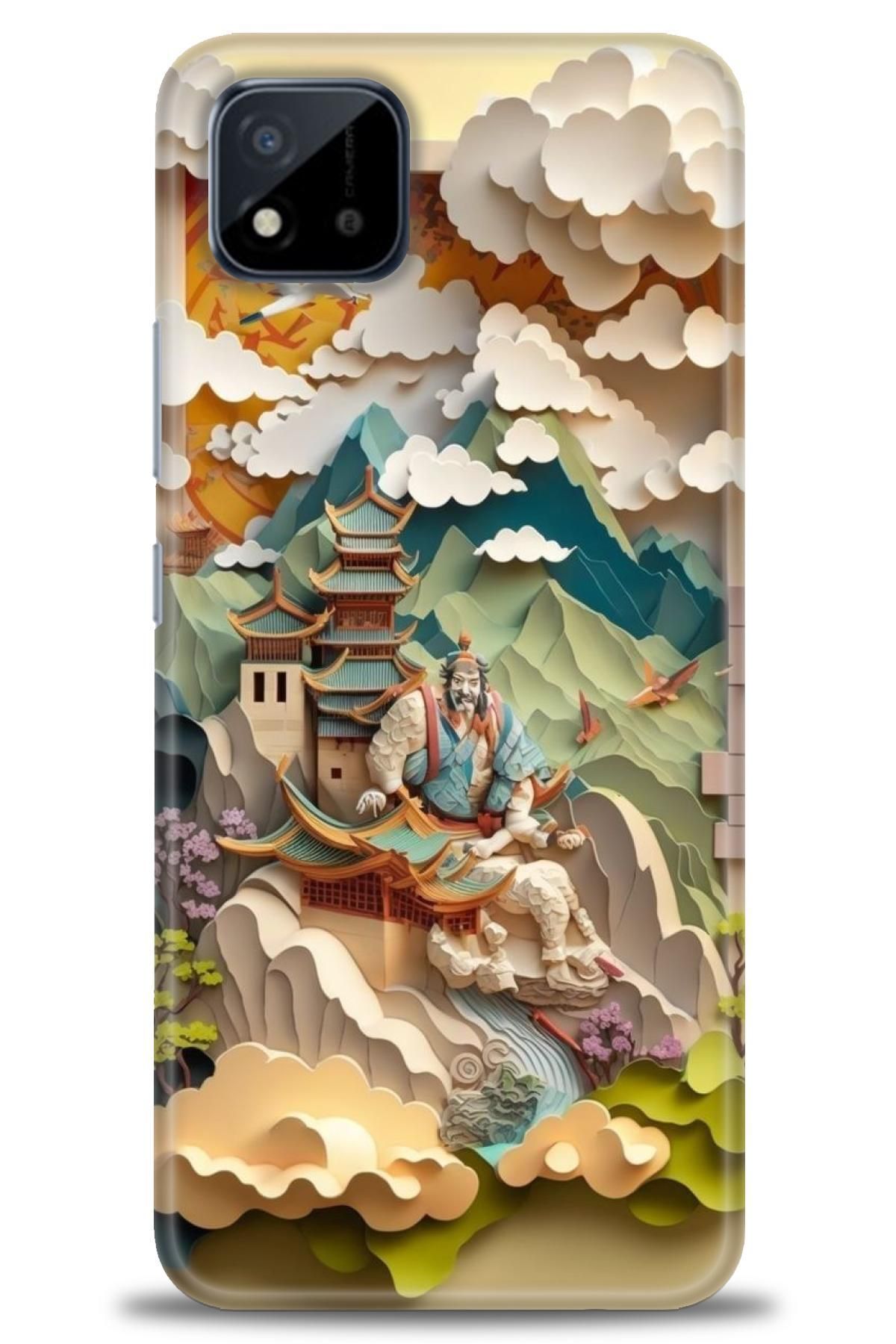 realme C11 2021 İle Uyumlu HD Baskılı Desenli Silikon Kılıf - 848