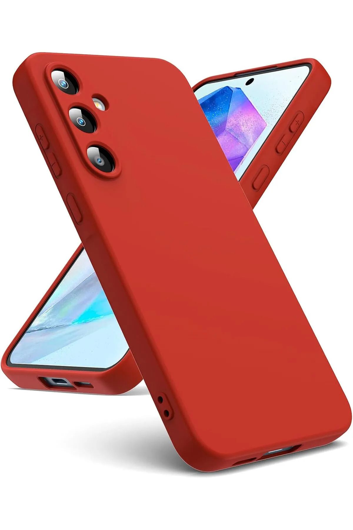 Novatis Samsung Galaxy A26 Uyumlu Kılıf İçi Kadife 3D Kamera Korumalı Soft Silikon Kapak