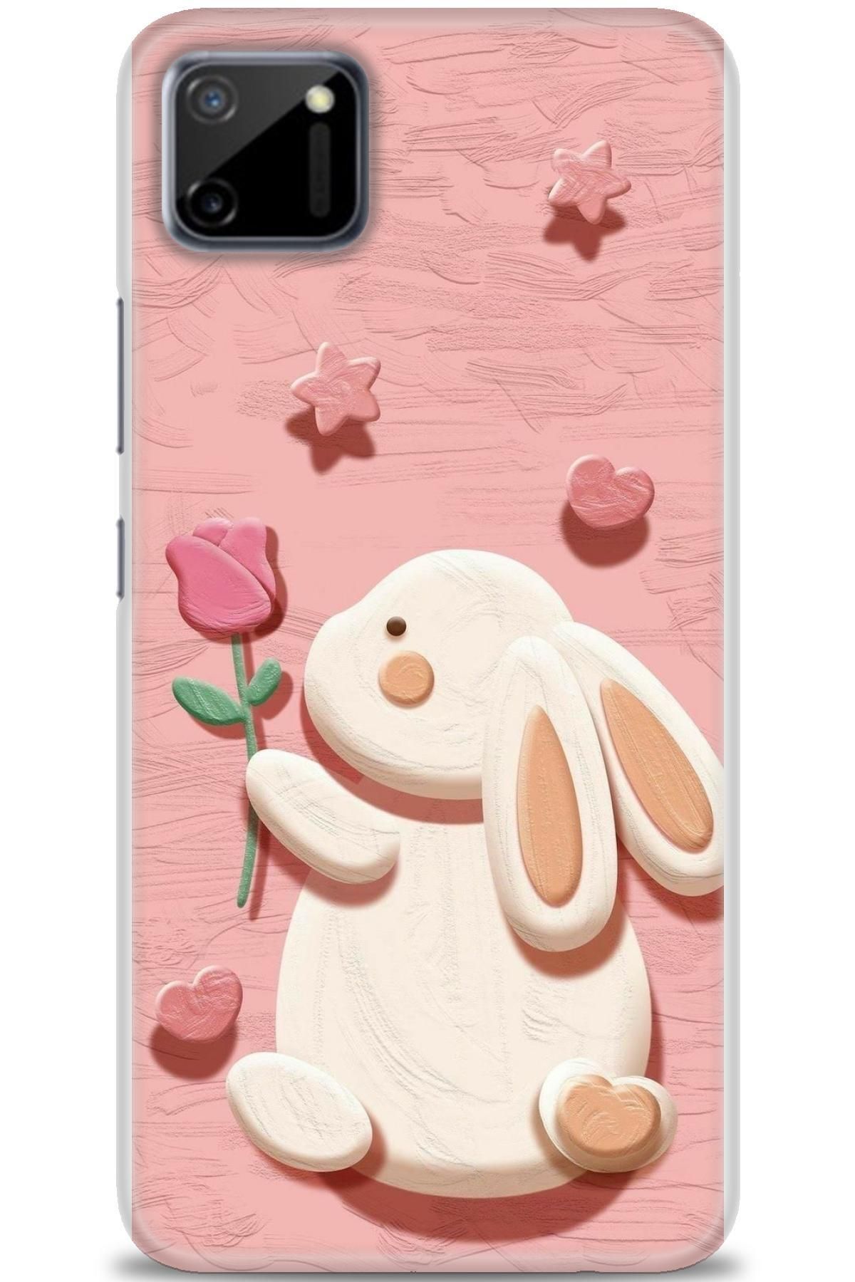 realme C11 İle Uyumlu HD Baskılı Desenli Silikon Kılıf - 449