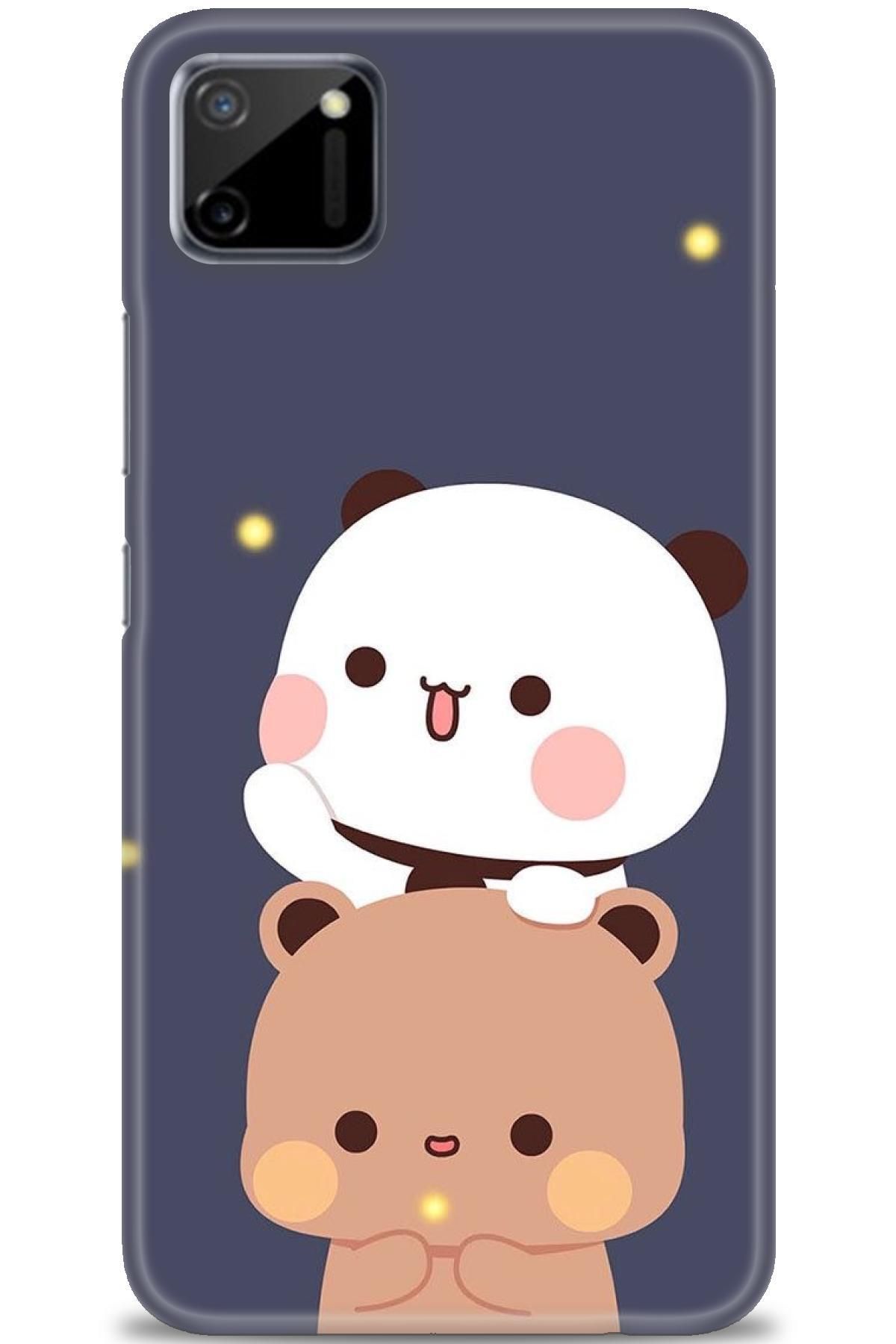 realme C11 İle Uyumlu HD Baskılı Desenli Silikon Kılıf - 394
