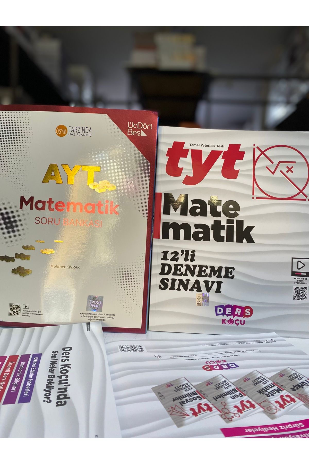 Yanıt Yayınları ÜÇDÖRTBEŞ AYT MATEMATİK SORU 2025 HEDİYELİ