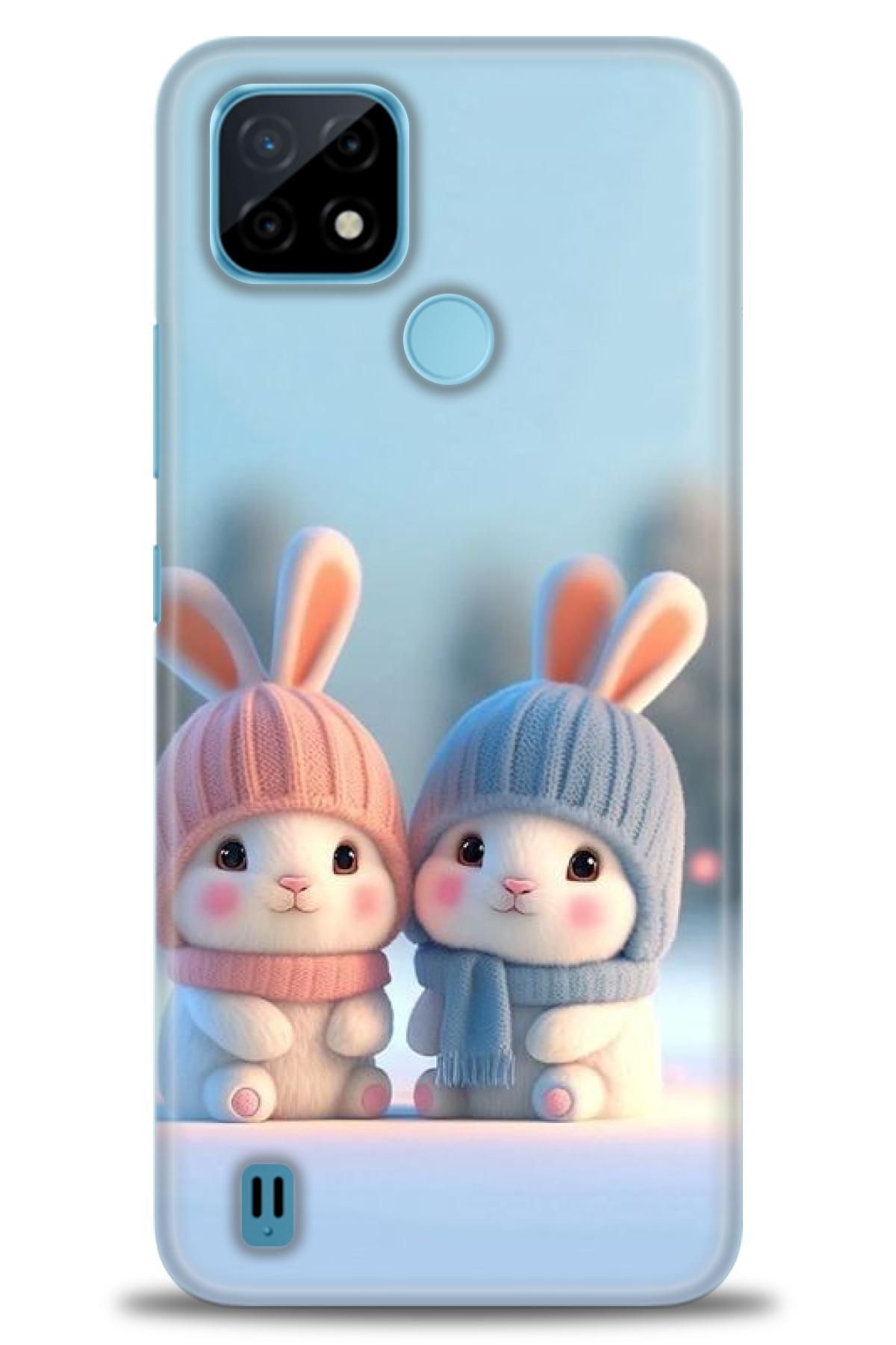 realme C21 İle Uyumlu HD Baskılı Kılıf - Karışık Seri - 193
