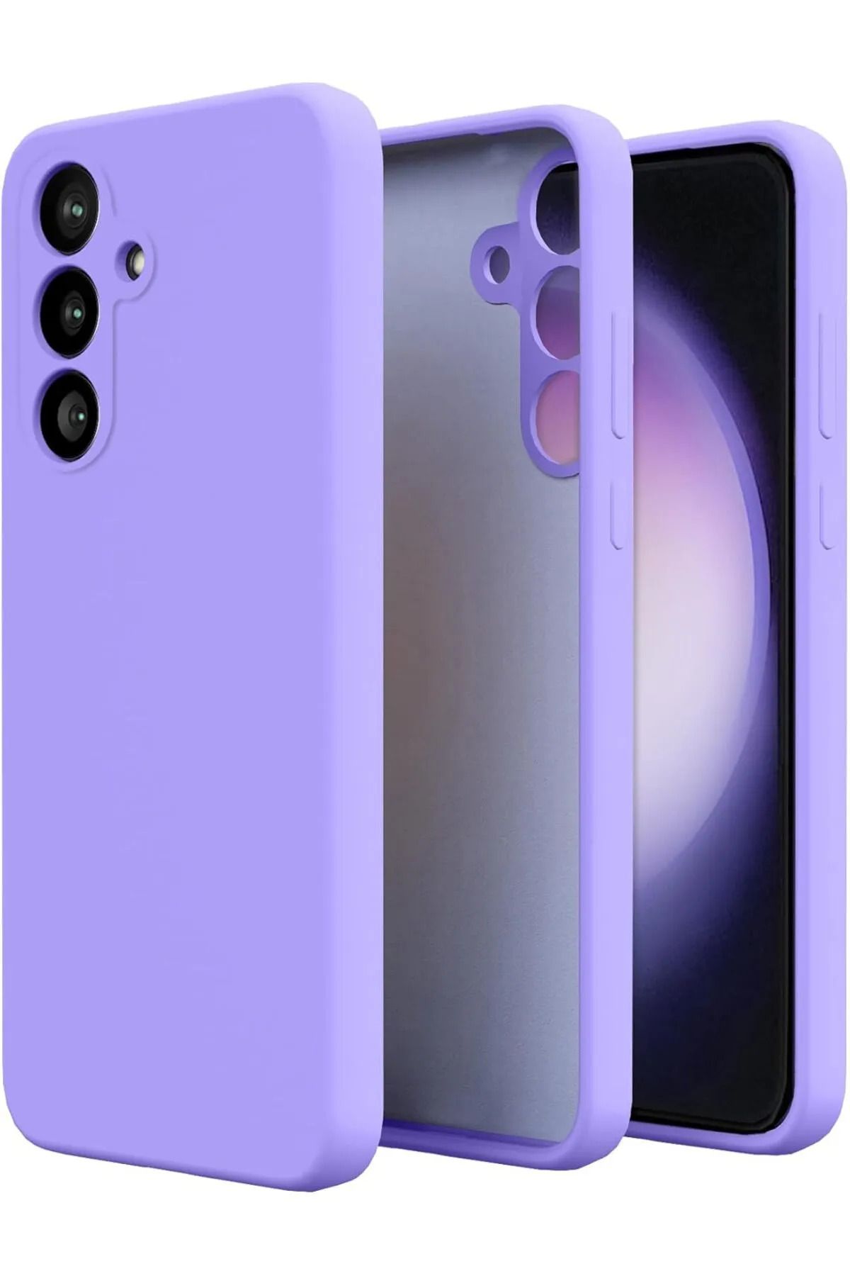 Novatis Samsung Galaxy A26 Uyumlu Kılıf İçi Kadife 3D Kamera Korumalı Soft Silikon Kapak