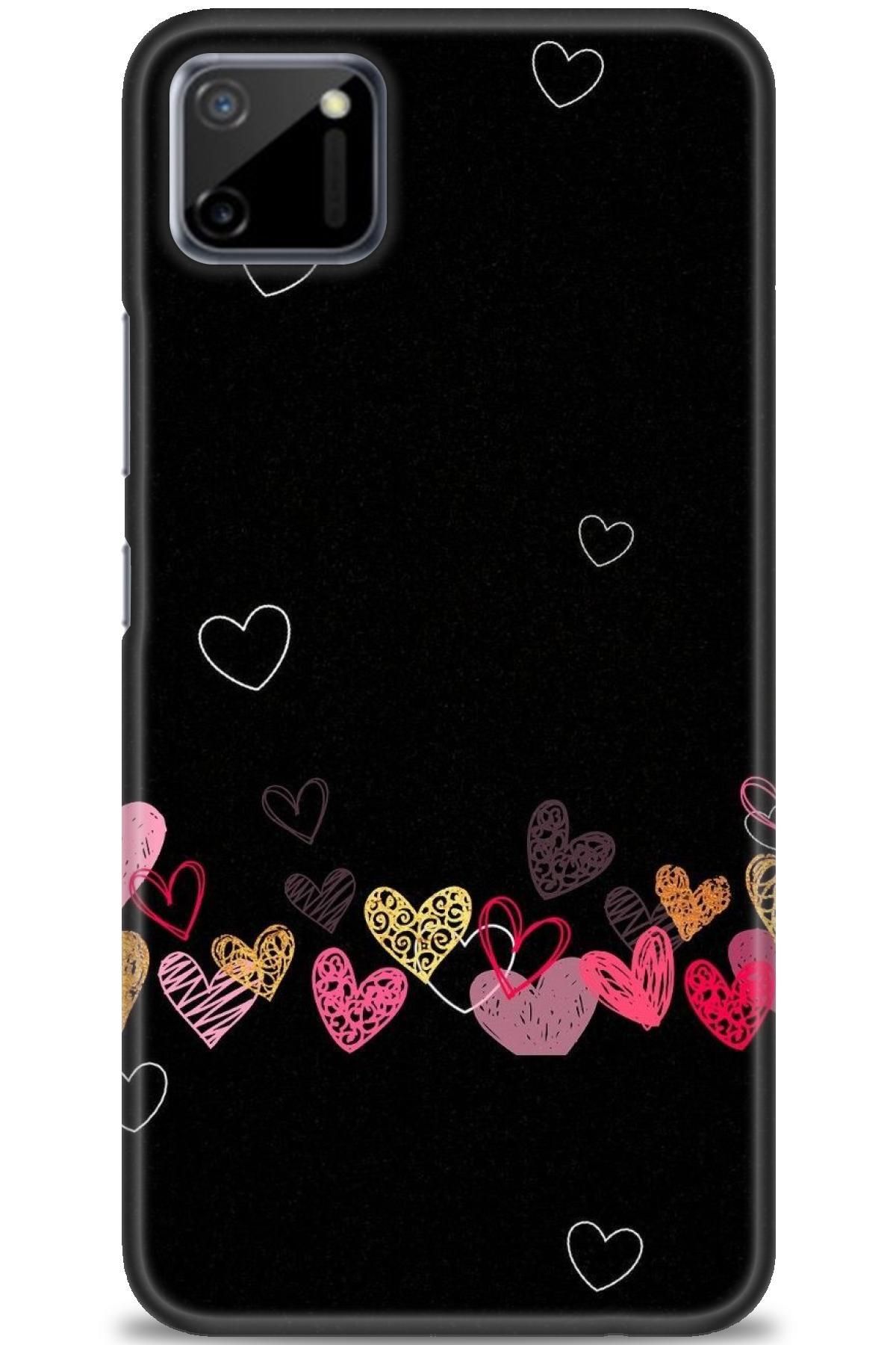 realme C11 İle Uyumlu HD Baskılı Desenli Silikon Kılıf - 51