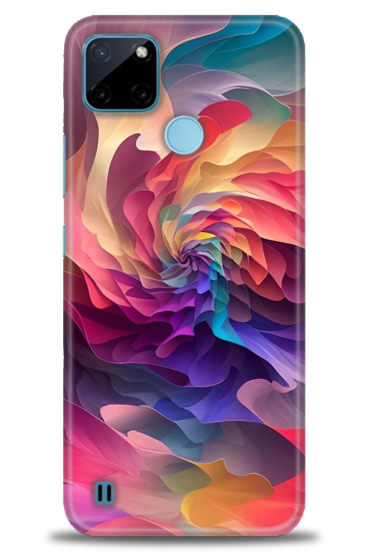 realme C21Y / C25Y İle Uyumlu HD Baskılı Kılıf - Karışık Seri - 553
