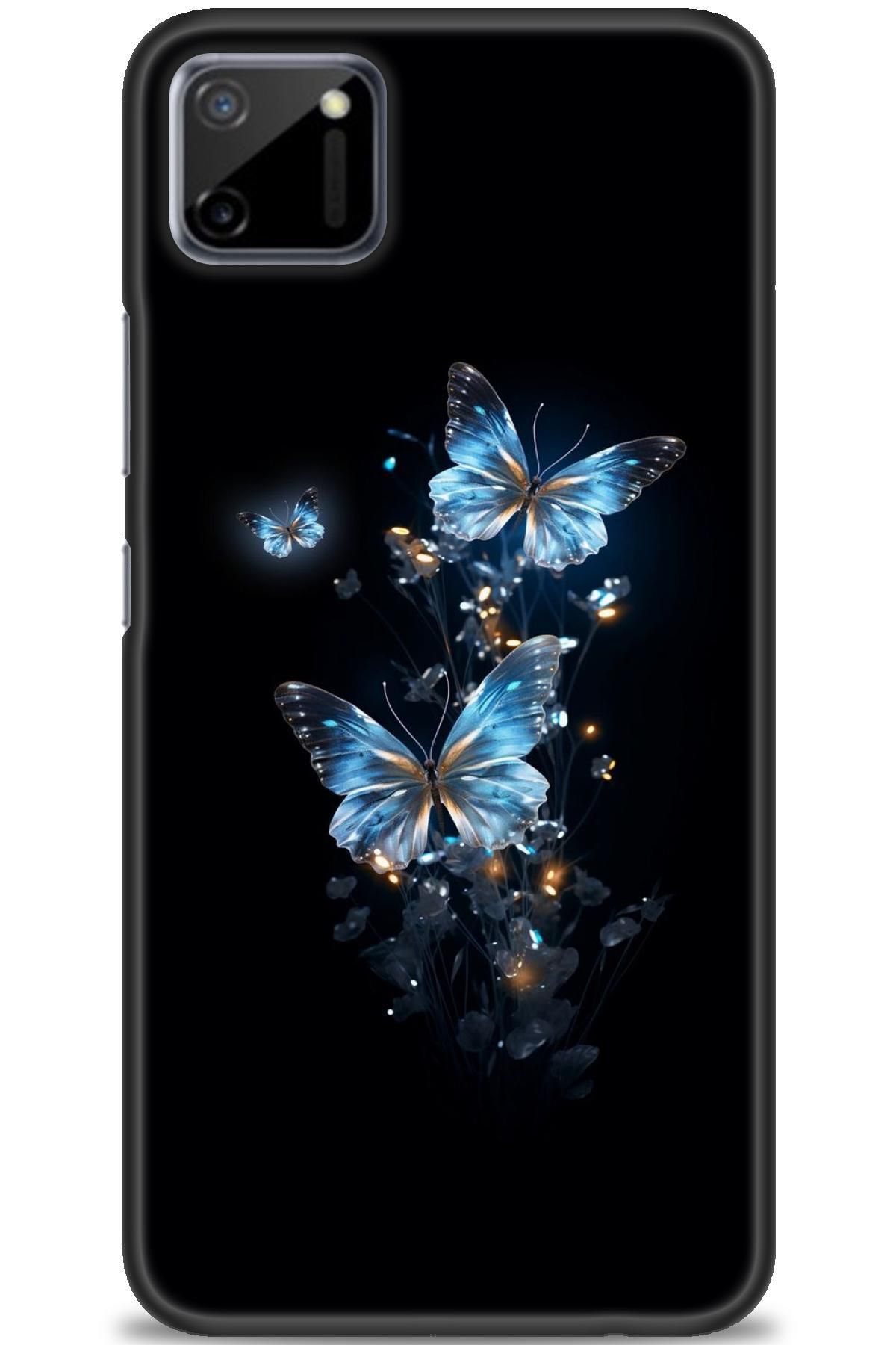 realme C11 İle Uyumlu HD Baskılı Desenli Silikon Kılıf - 114