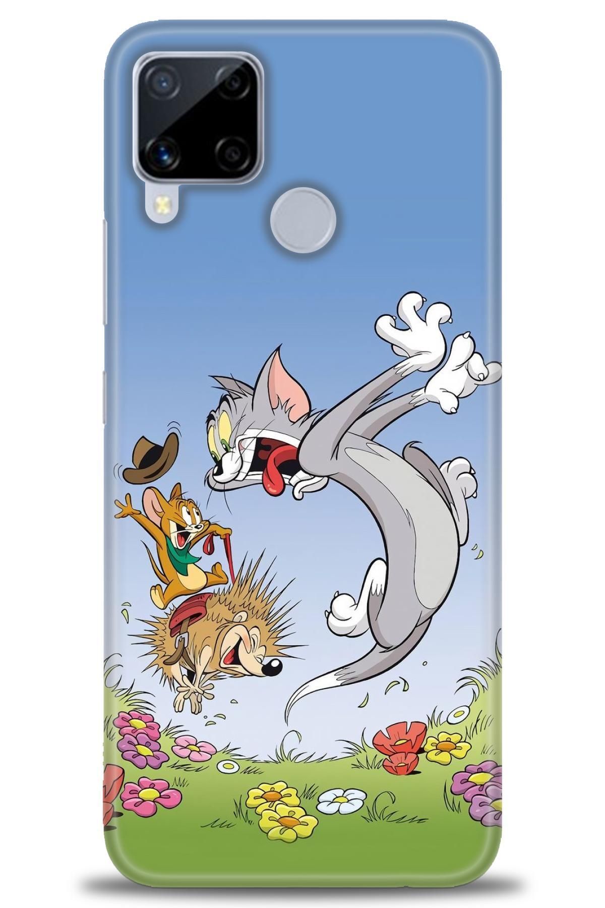 realme C15 İle Uyumlu HD Baskılı Desenli Silikon Kılıf - 509