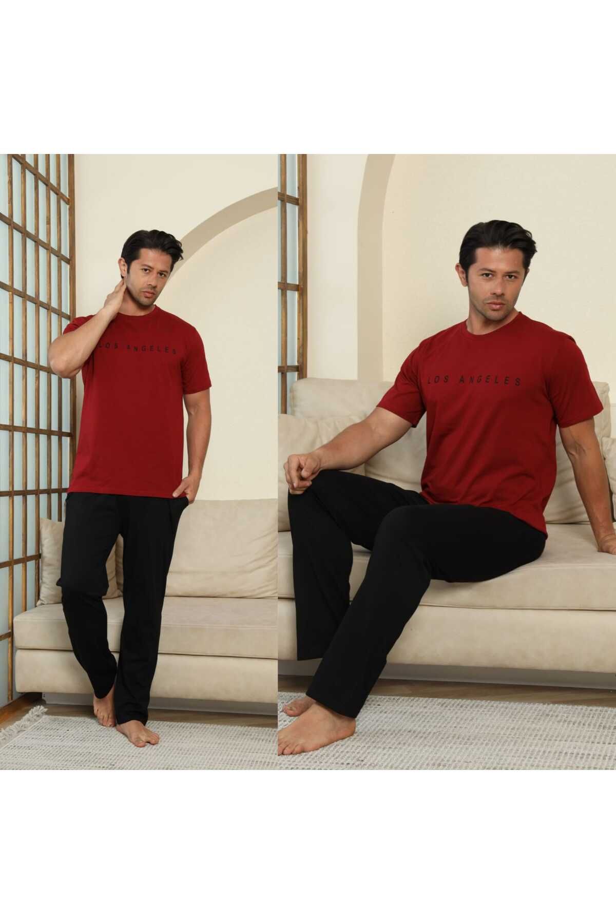 ASMATEKSTİL Battal Erkek Pijama Takımı